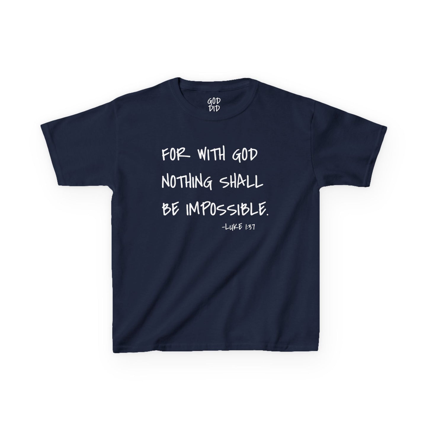 GOD DID - Kids Heavy T-Shirt