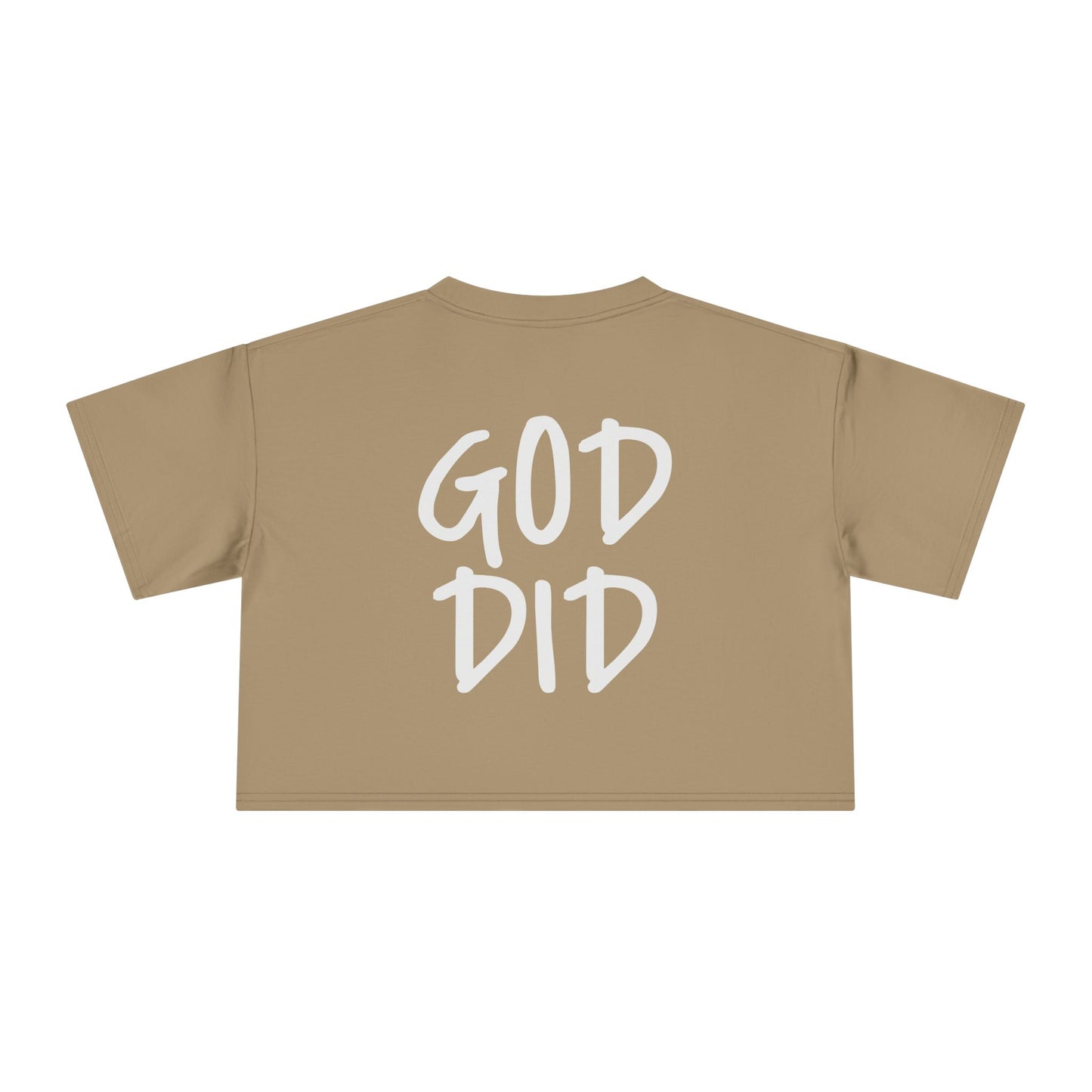 GOD DID - Women's Crop Tee