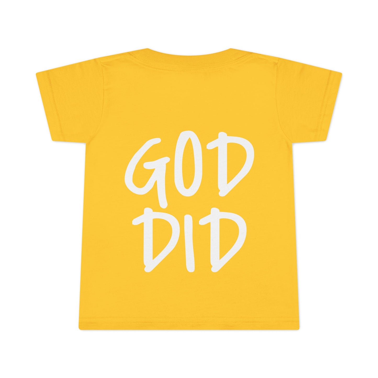 GOD DID - Faith Inspired Toddler T-shirt