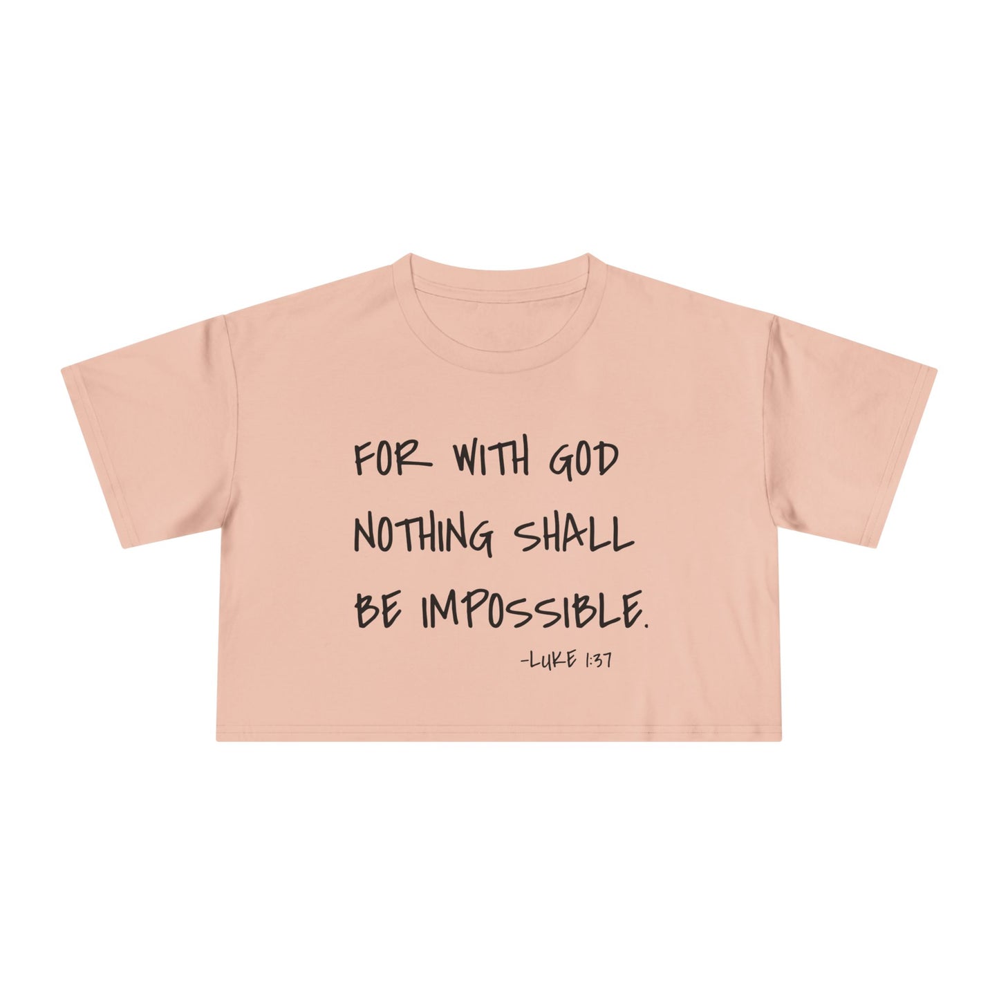 GOD DID - Women's Crop Tee