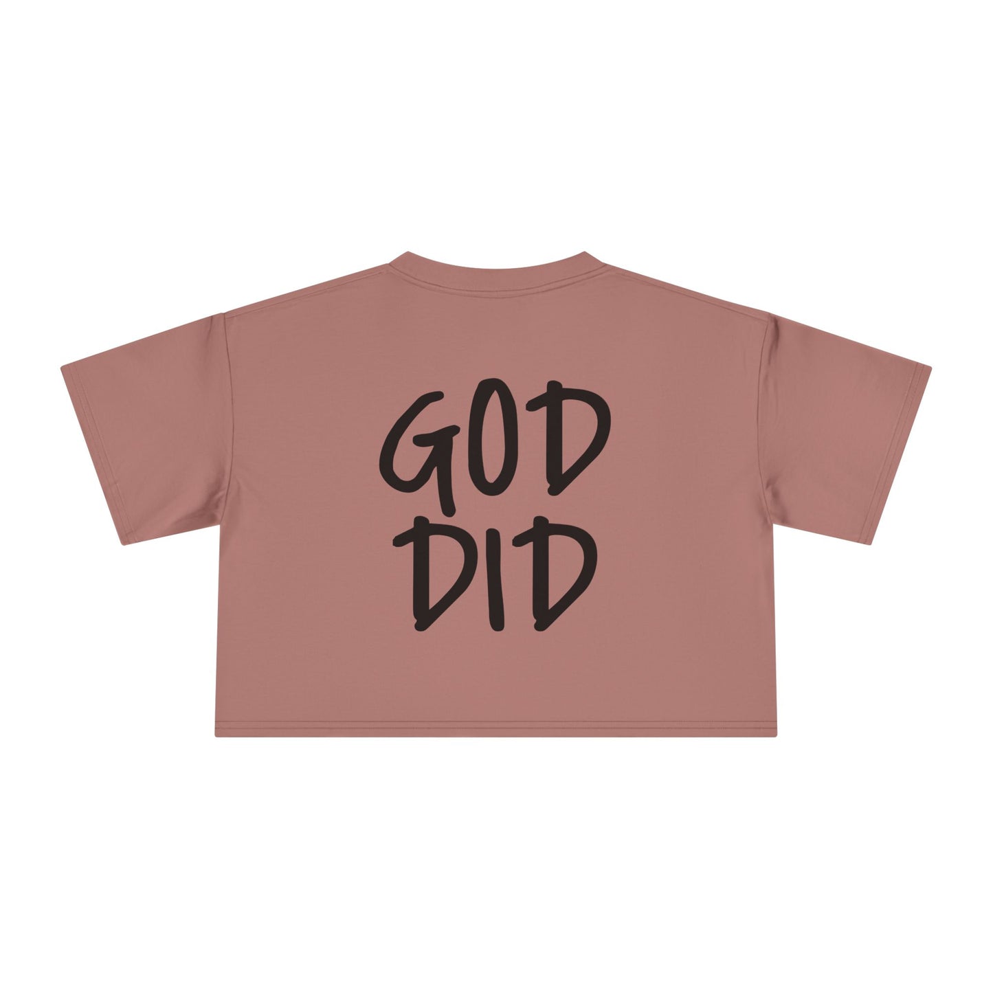 GOD DID - Women's Crop Tee