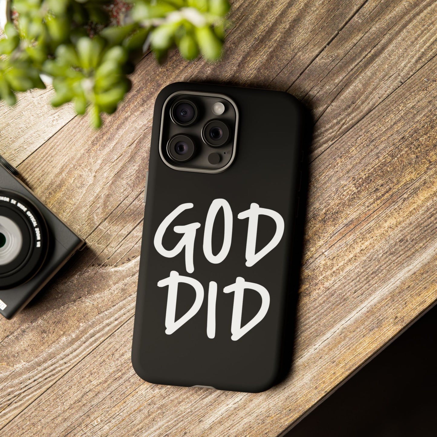 GOD DID - Apple iPhone Case(iPhone 13, 14, 15, 16, 17 Pro/Pro Max)