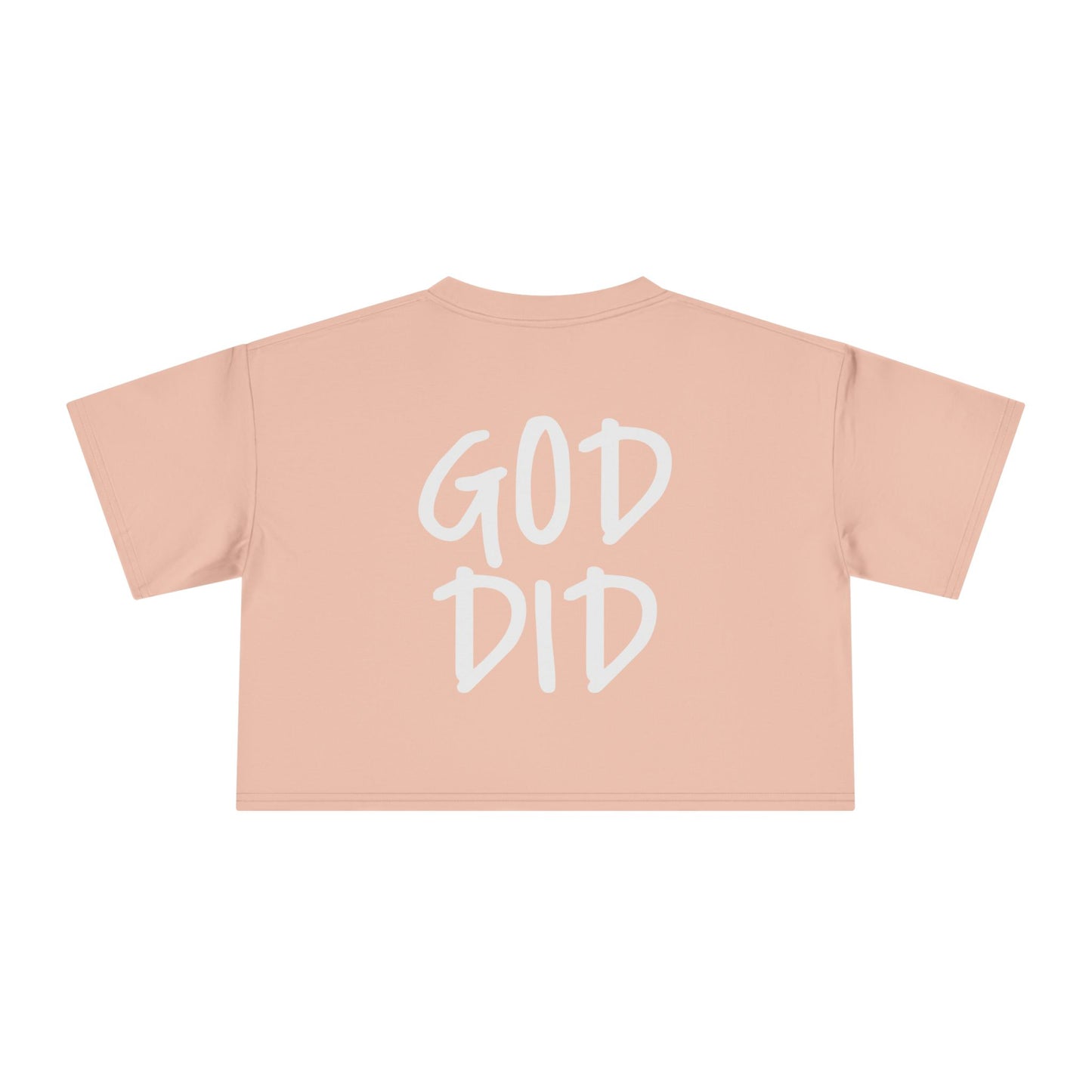 GOD DID - Women's Crop Tee