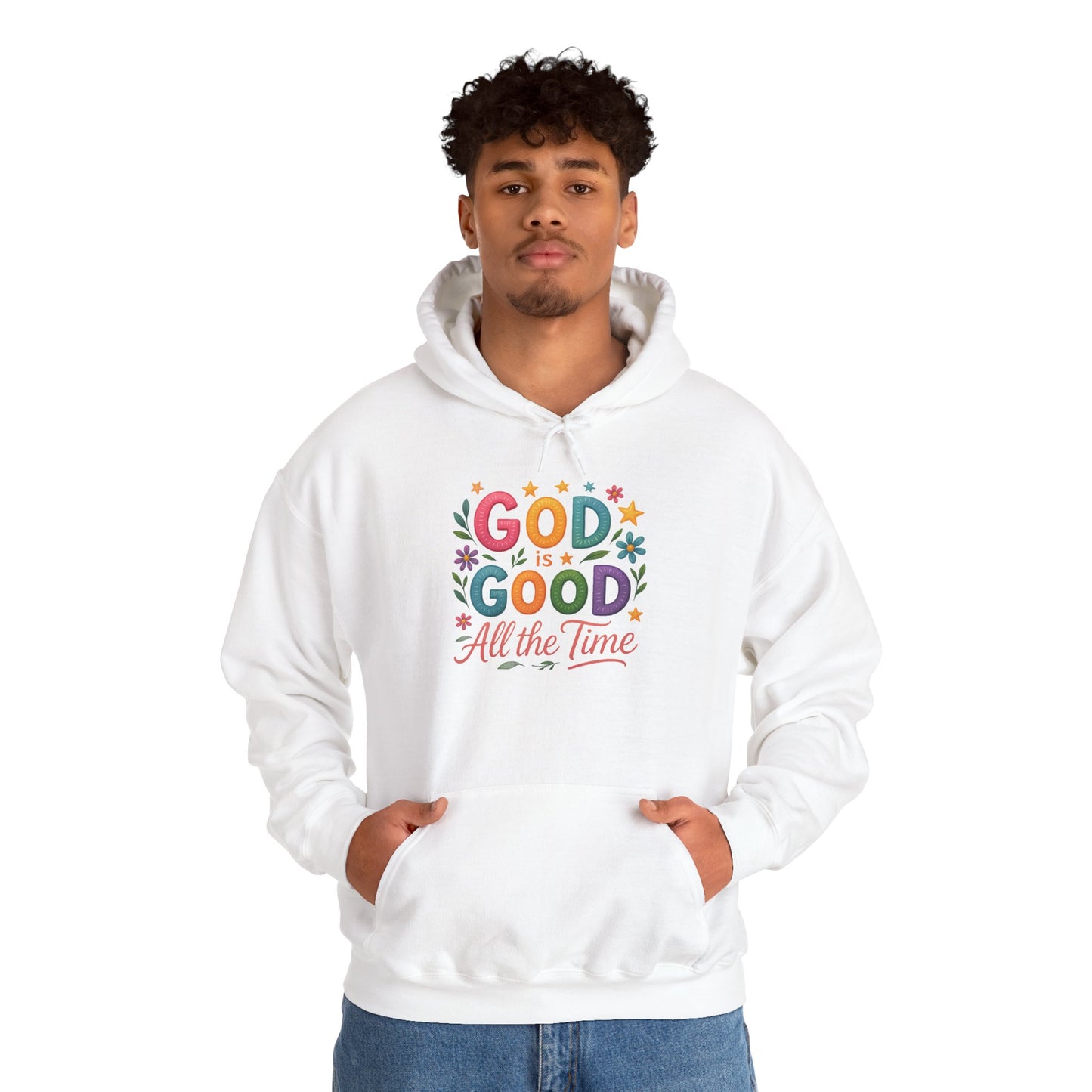 God is Good Heavy Blend Faith Based Hoodie