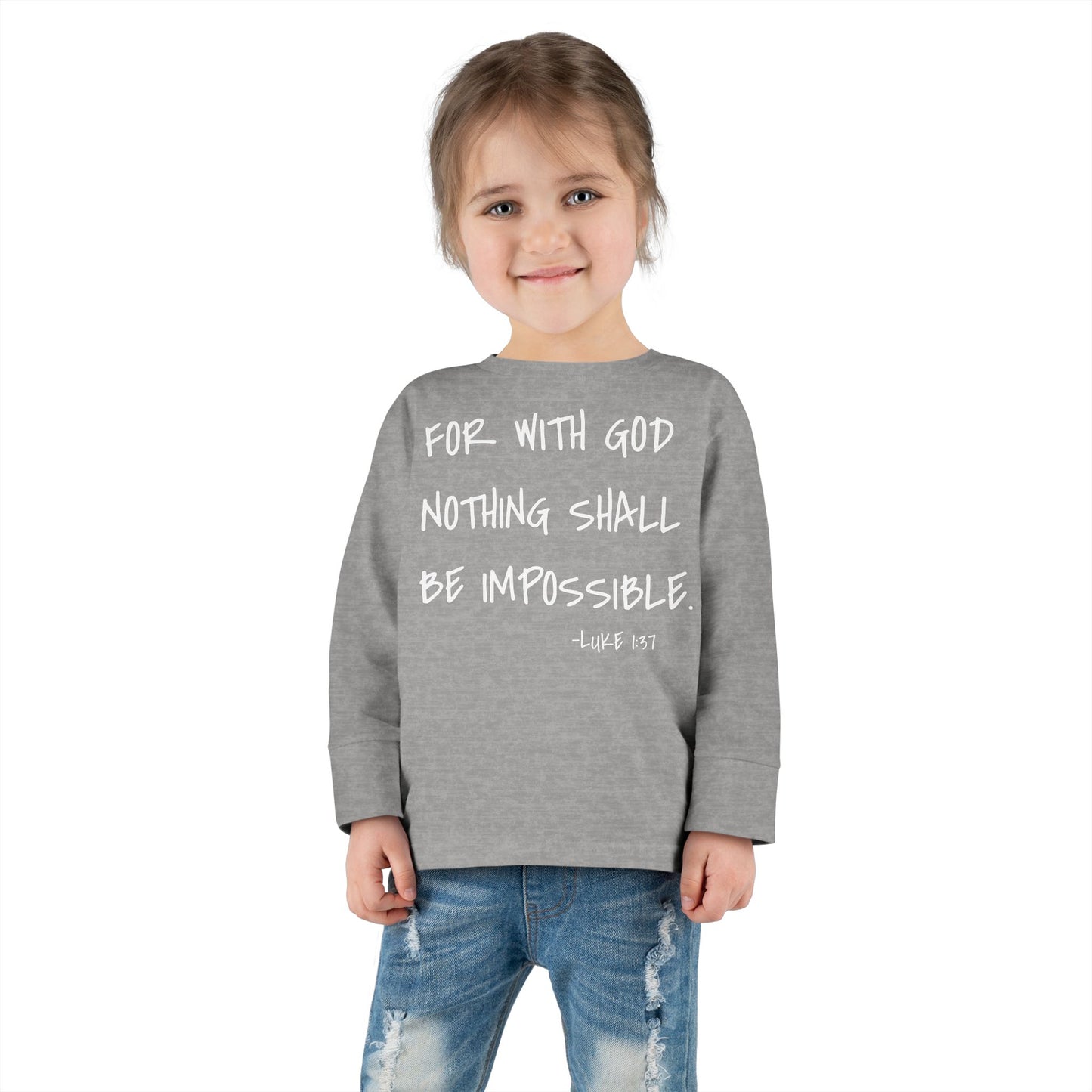 GOD DID - Toddler Long Sleeve T-Shirt