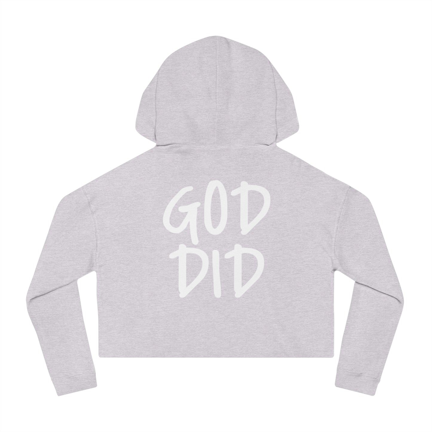 GOD DID - Women’s Cropped Hoodie