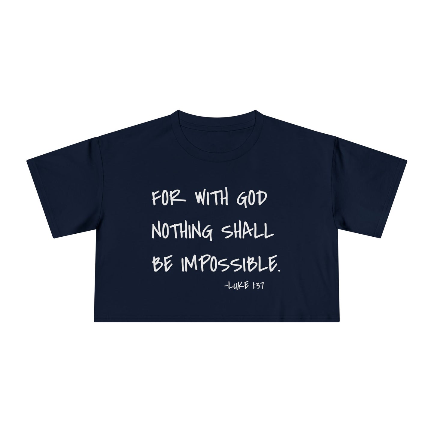 GOD DID - Women's Crop Tee