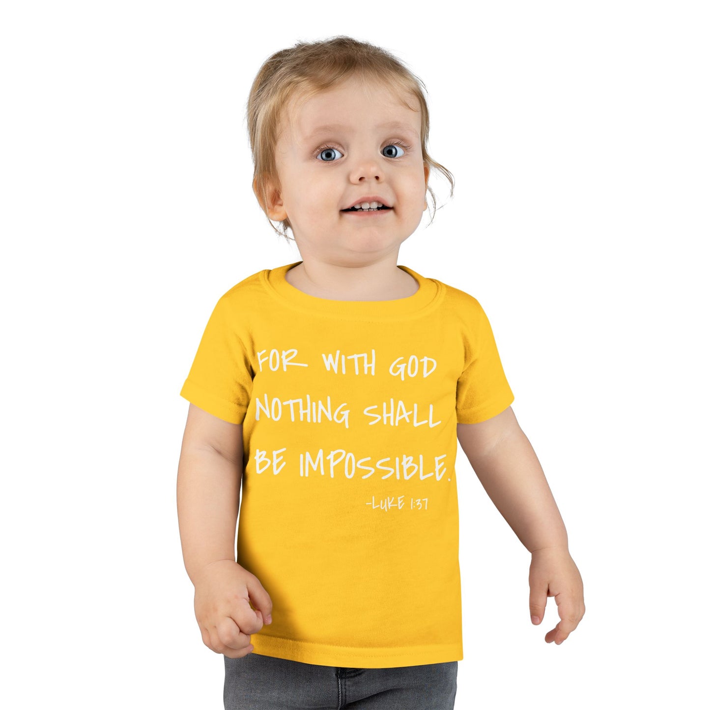 GOD DID - Faith Inspired Toddler T-shirt