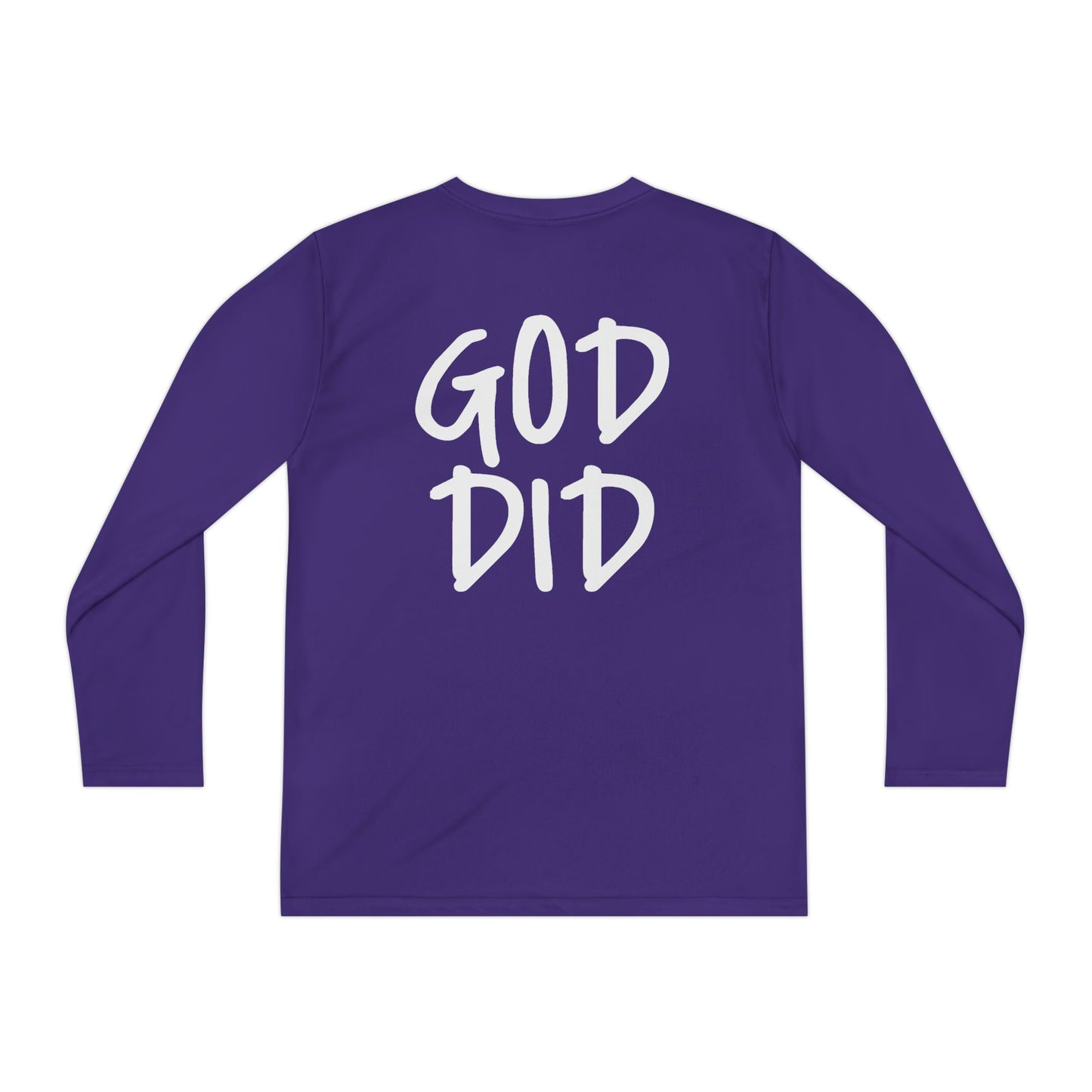 GOD DID - Youth Long Sleeve T-Shirt