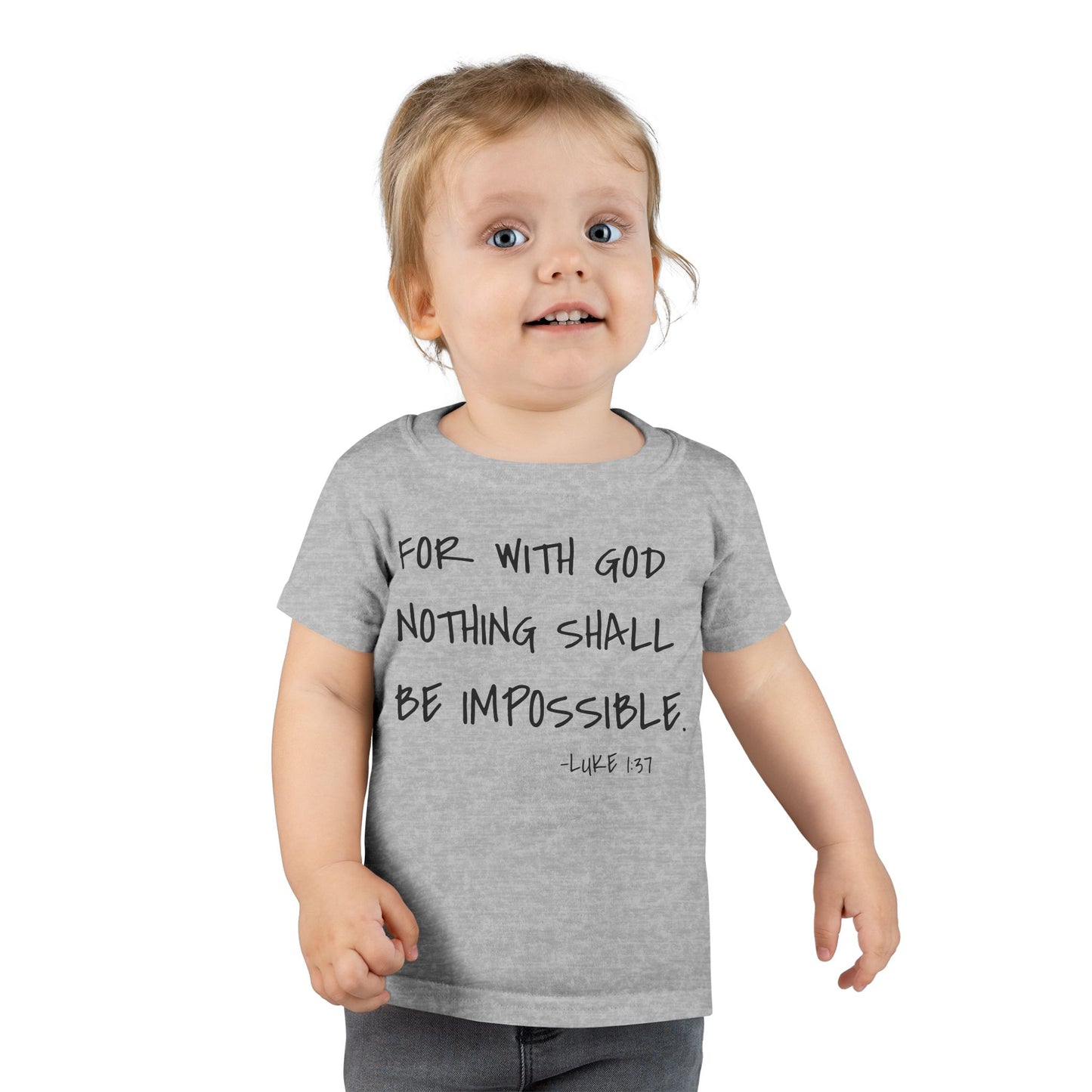GOD DID - Faith Inspired Toddler T-shirt