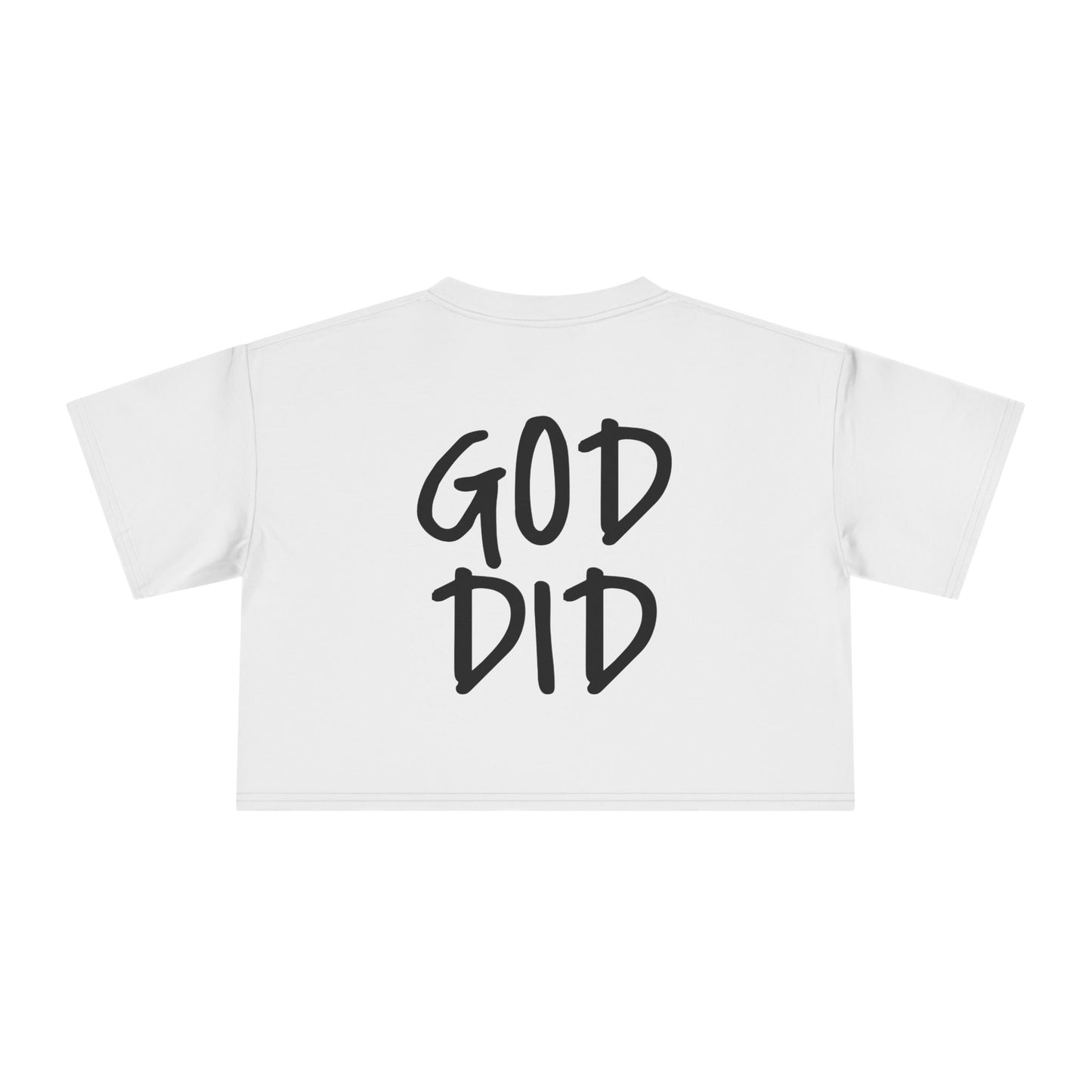GOD DID - Women's Crop Tee