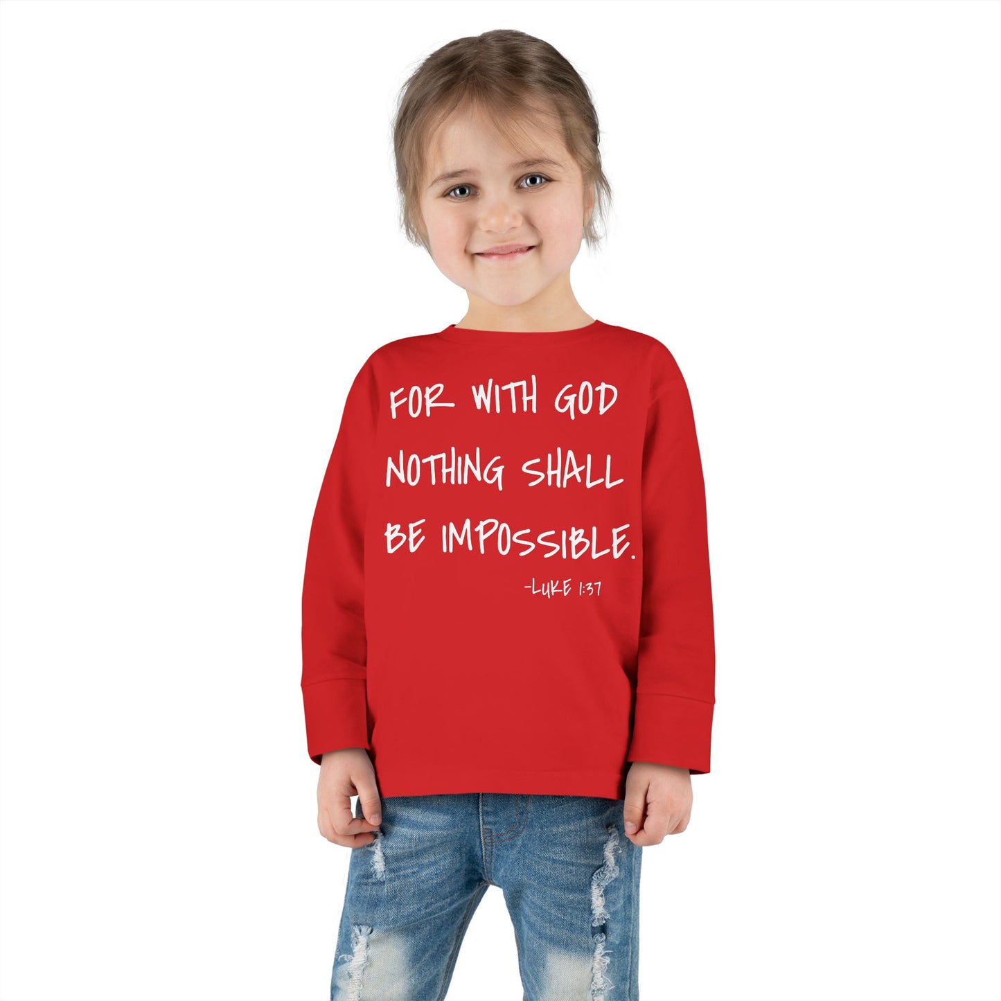 GOD DID - Toddler Long Sleeve T-Shirt