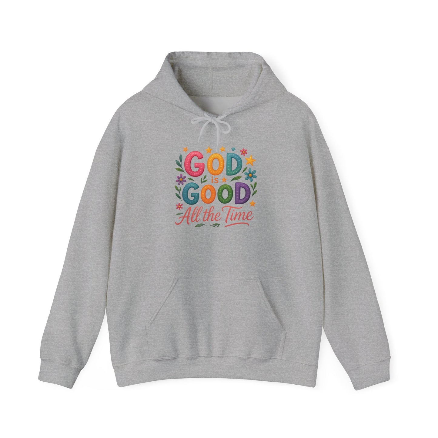 God is Good Heavy Blend Faith Based Hoodie