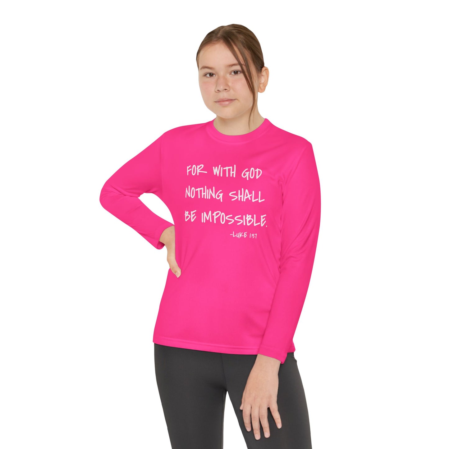 GOD DID - Youth Long Sleeve T-Shirt