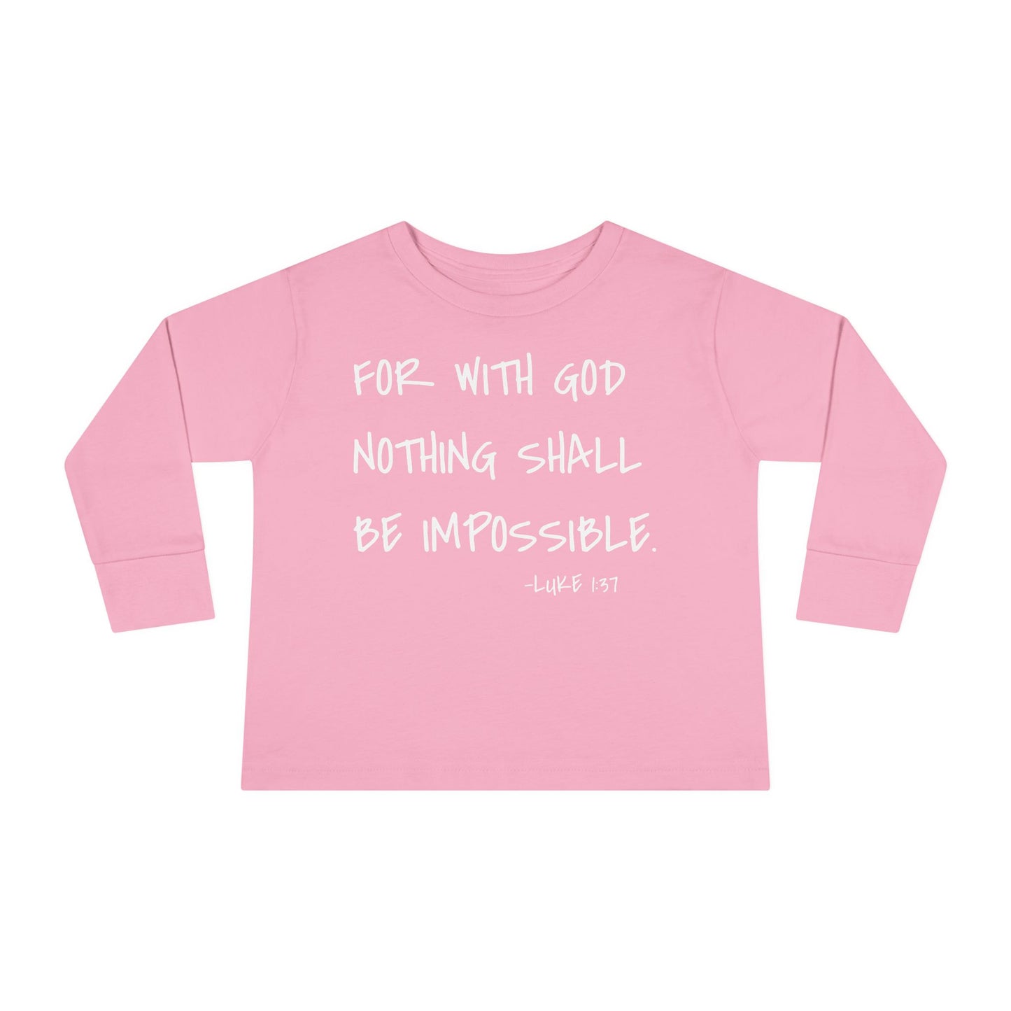 GOD DID - Toddler Long Sleeve T-Shirt