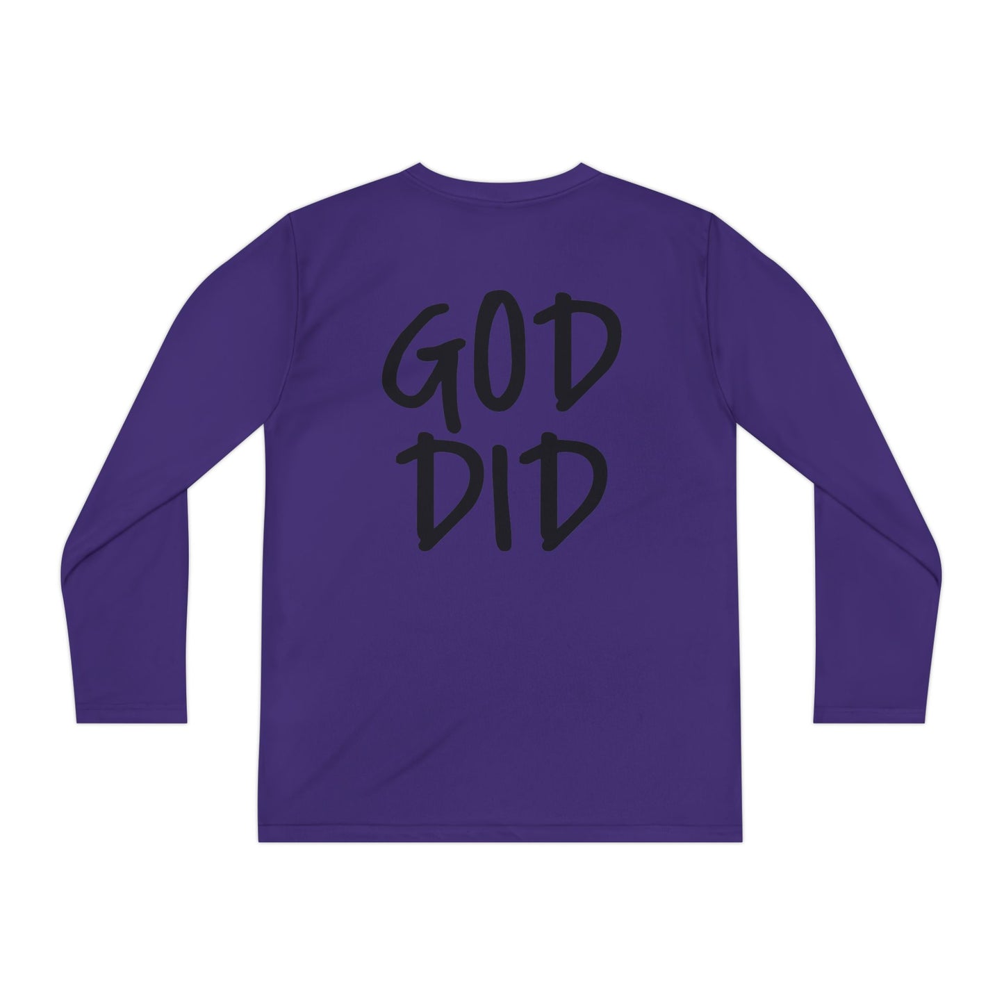GOD DID - Youth Long Sleeve T-Shirt