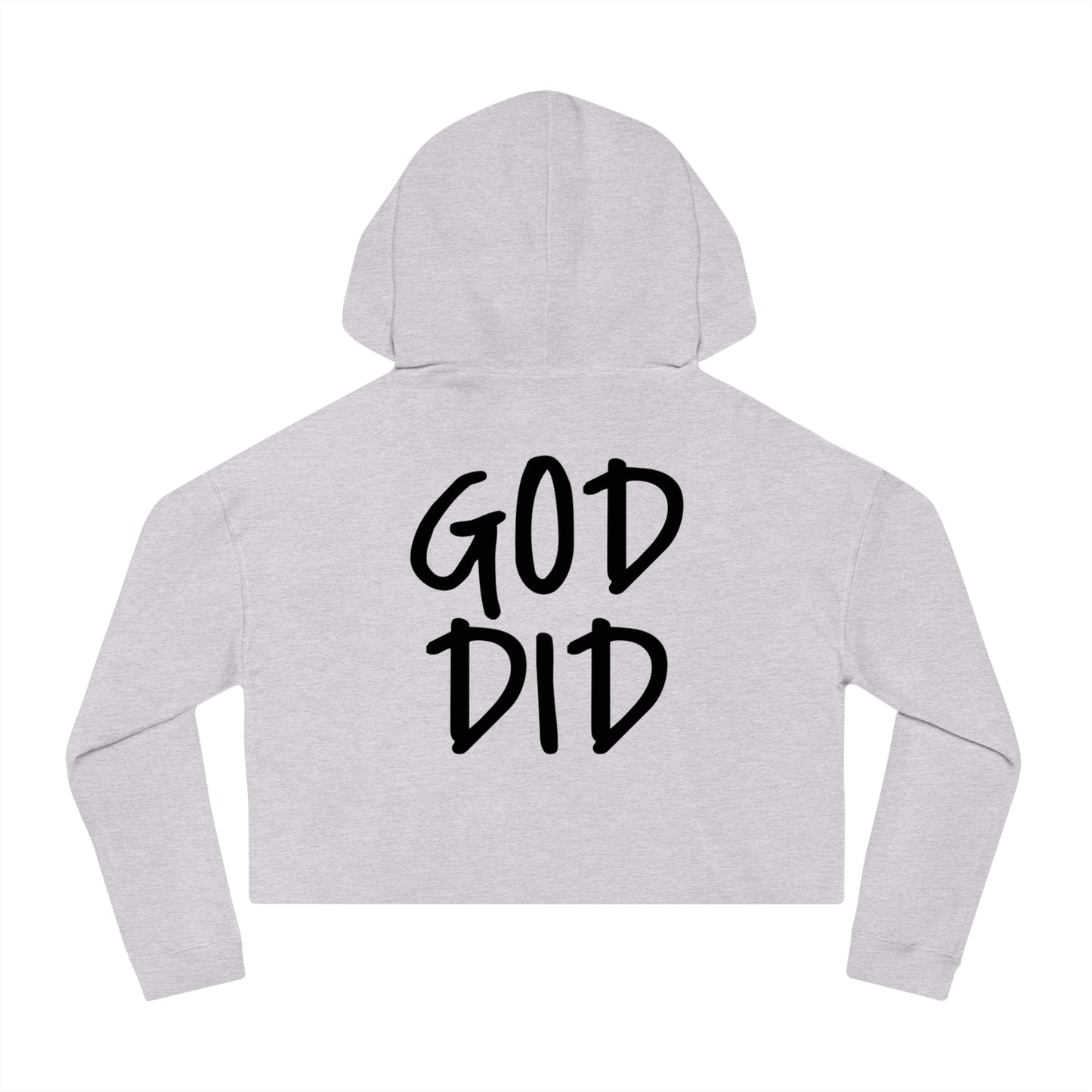 GOD DID - Women’s Cropped Hoodie