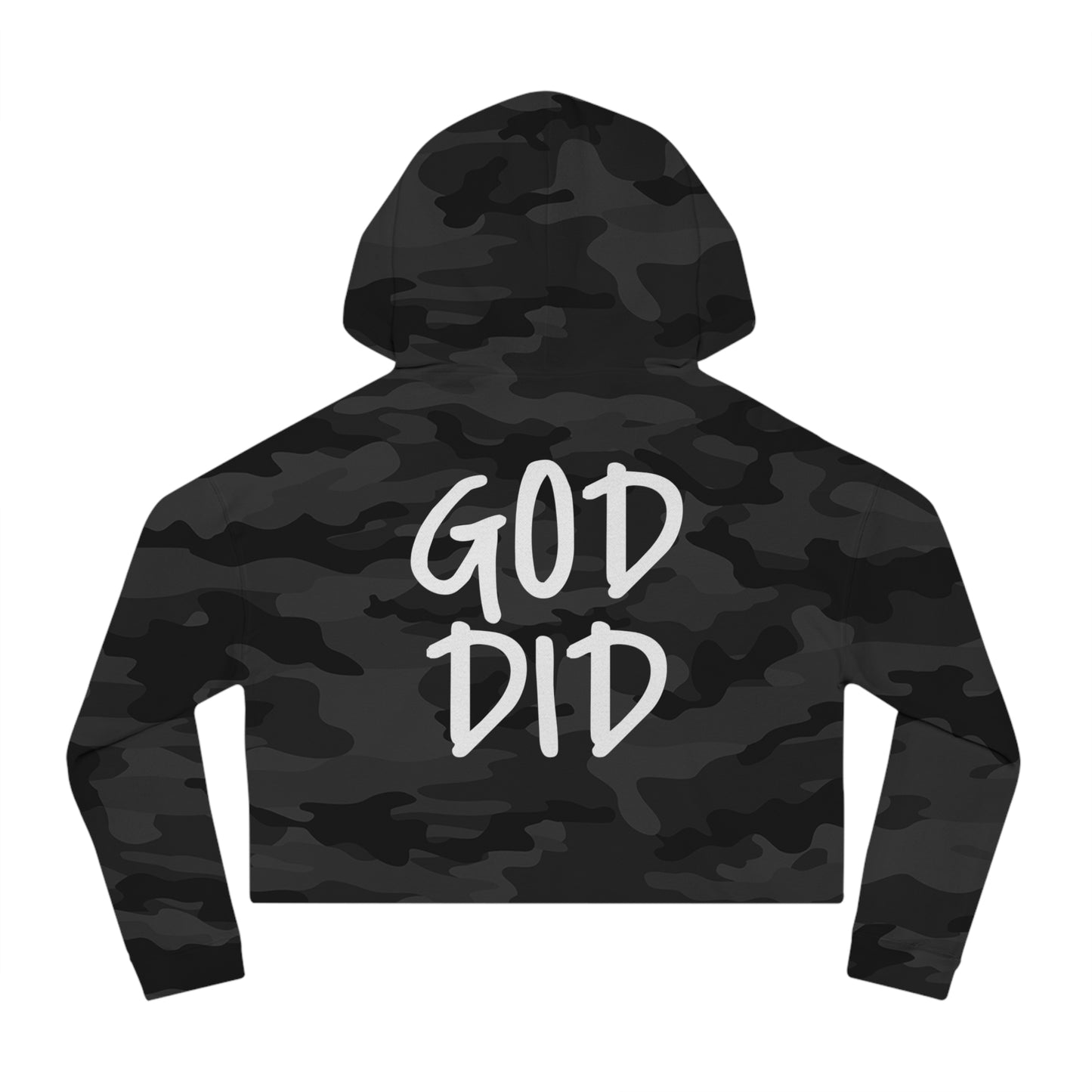 GOD DID - Women’s Cropped Hoodie