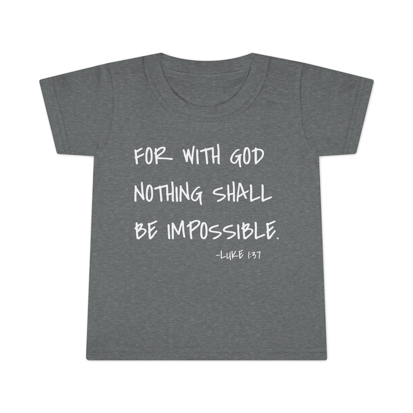 GOD DID - Faith Inspired Toddler T-shirt