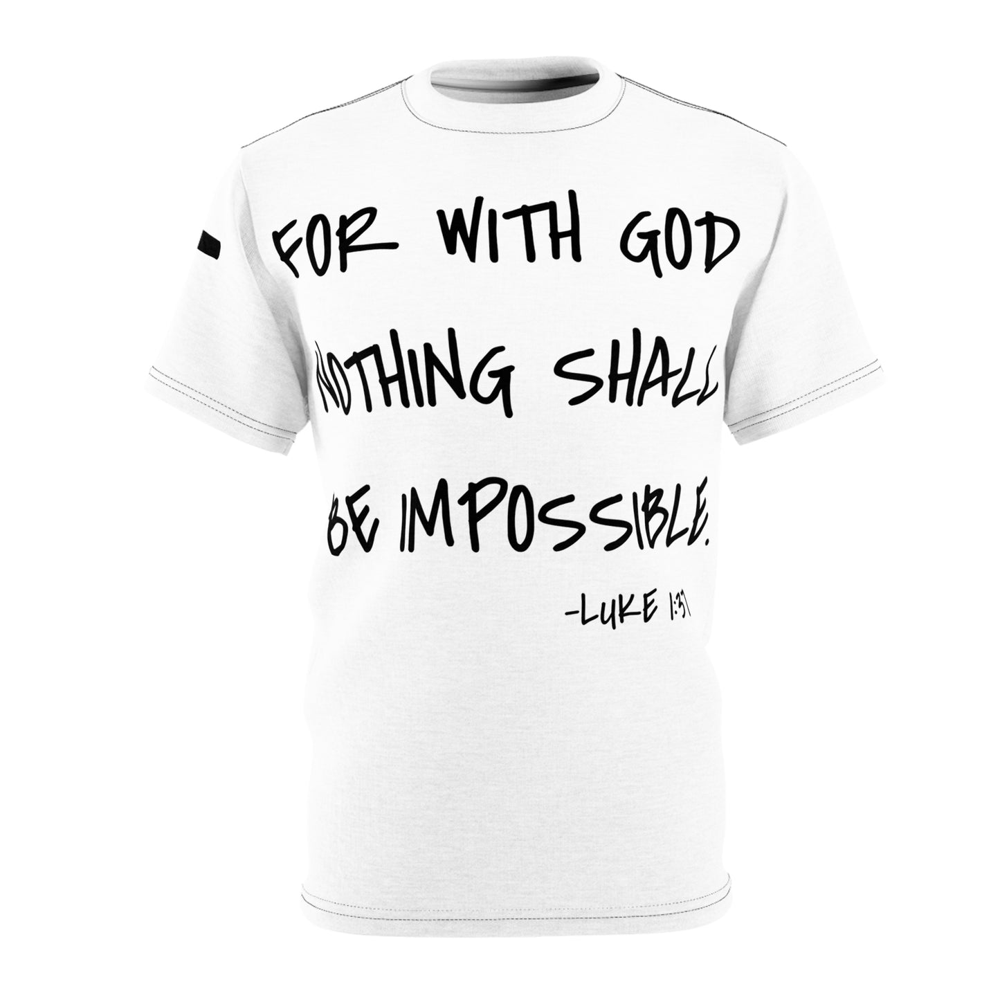 GOD DID - Large Print Faith Based Statement T-Shirt