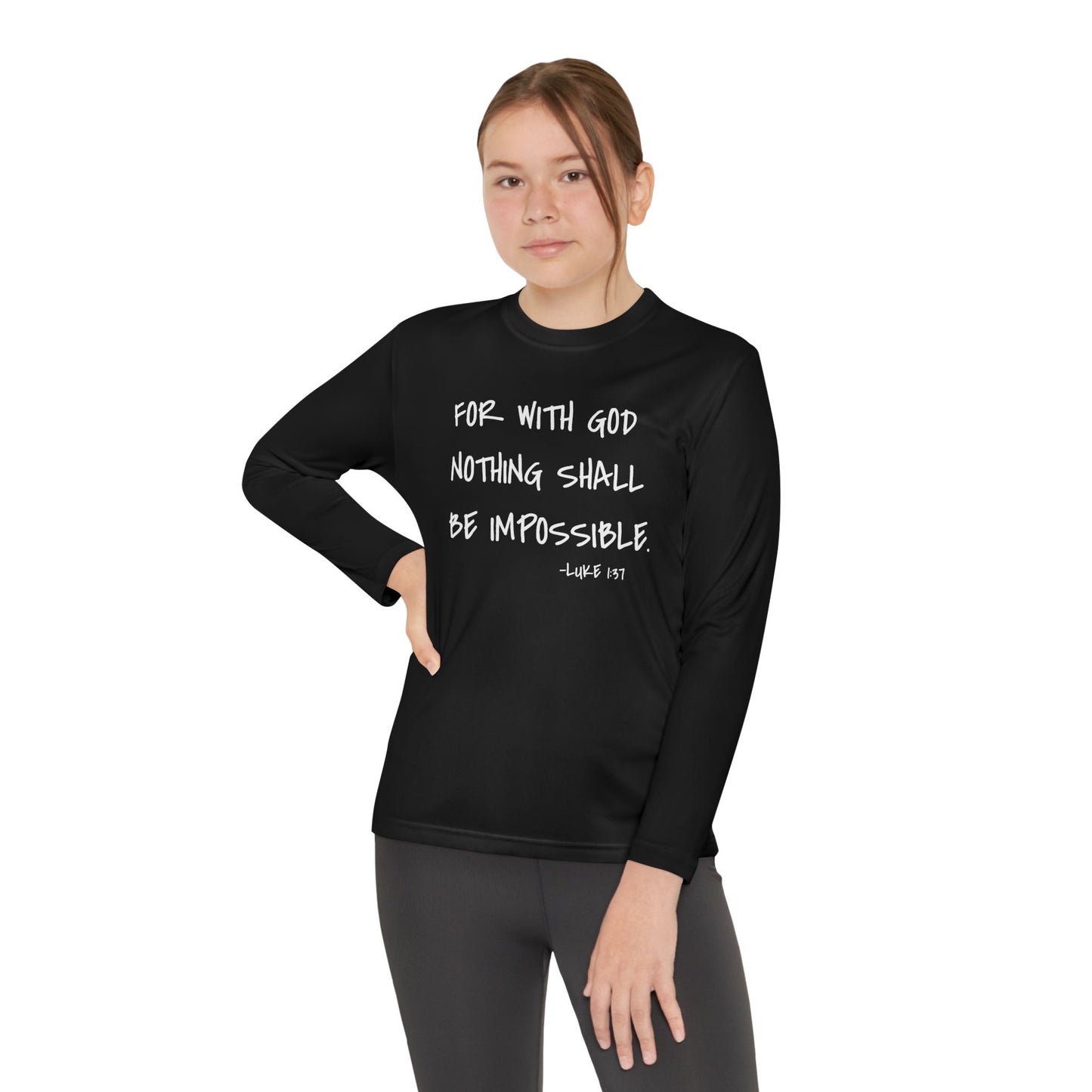GOD DID - Youth Long Sleeve T-Shirt