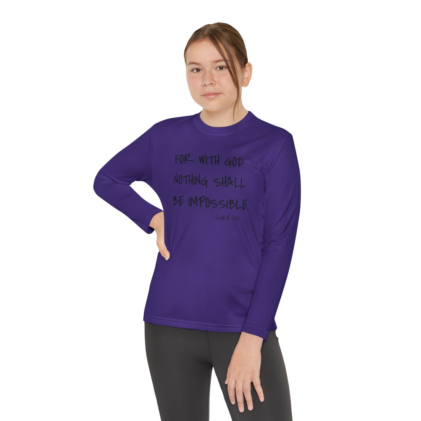 GOD DID - Youth Long Sleeve T-Shirt