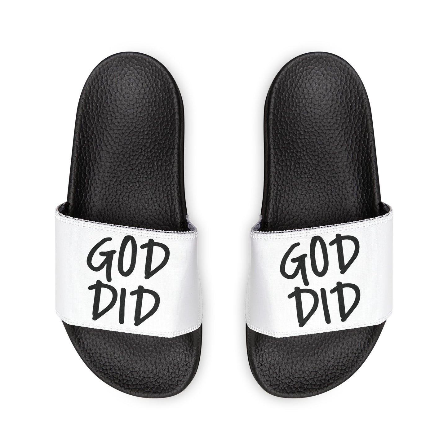 GOD DID - Women's Removable-Strap Sandals