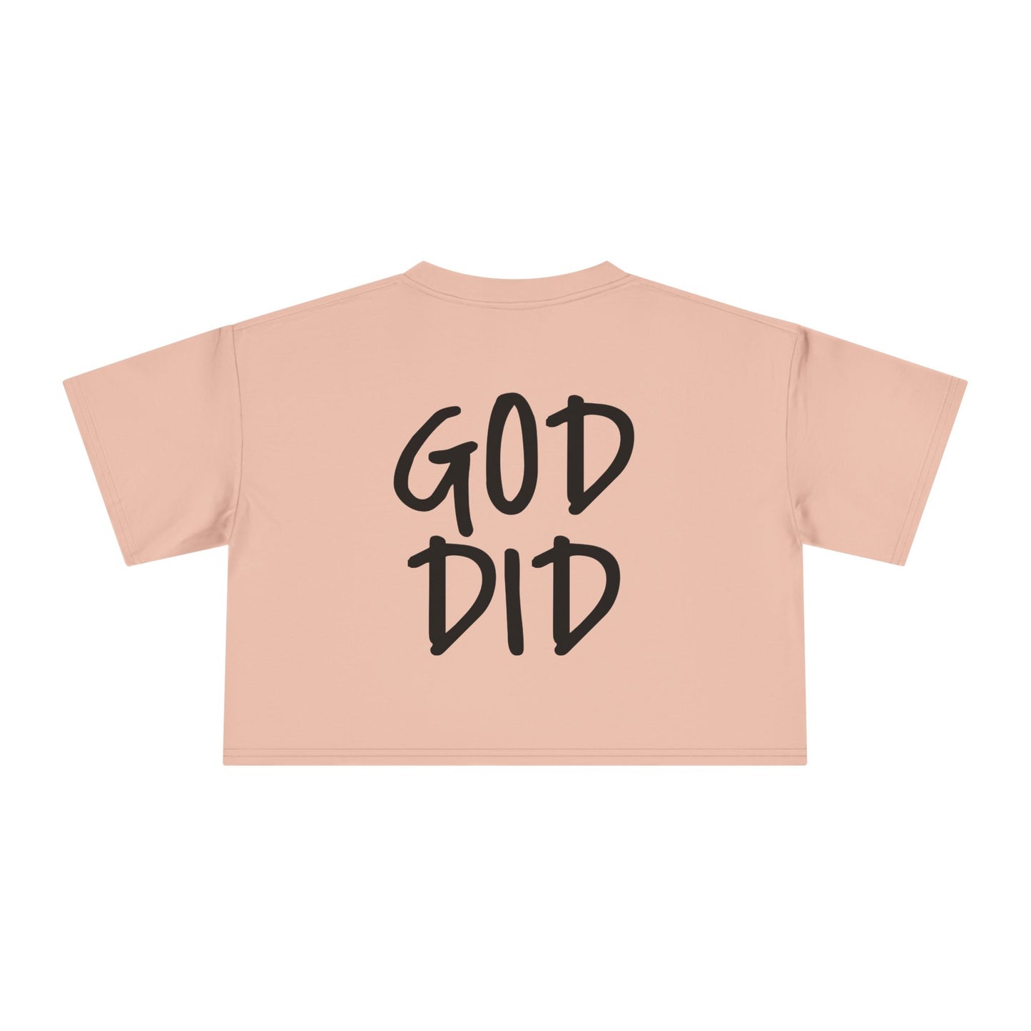 GOD DID - Women's Crop Tee