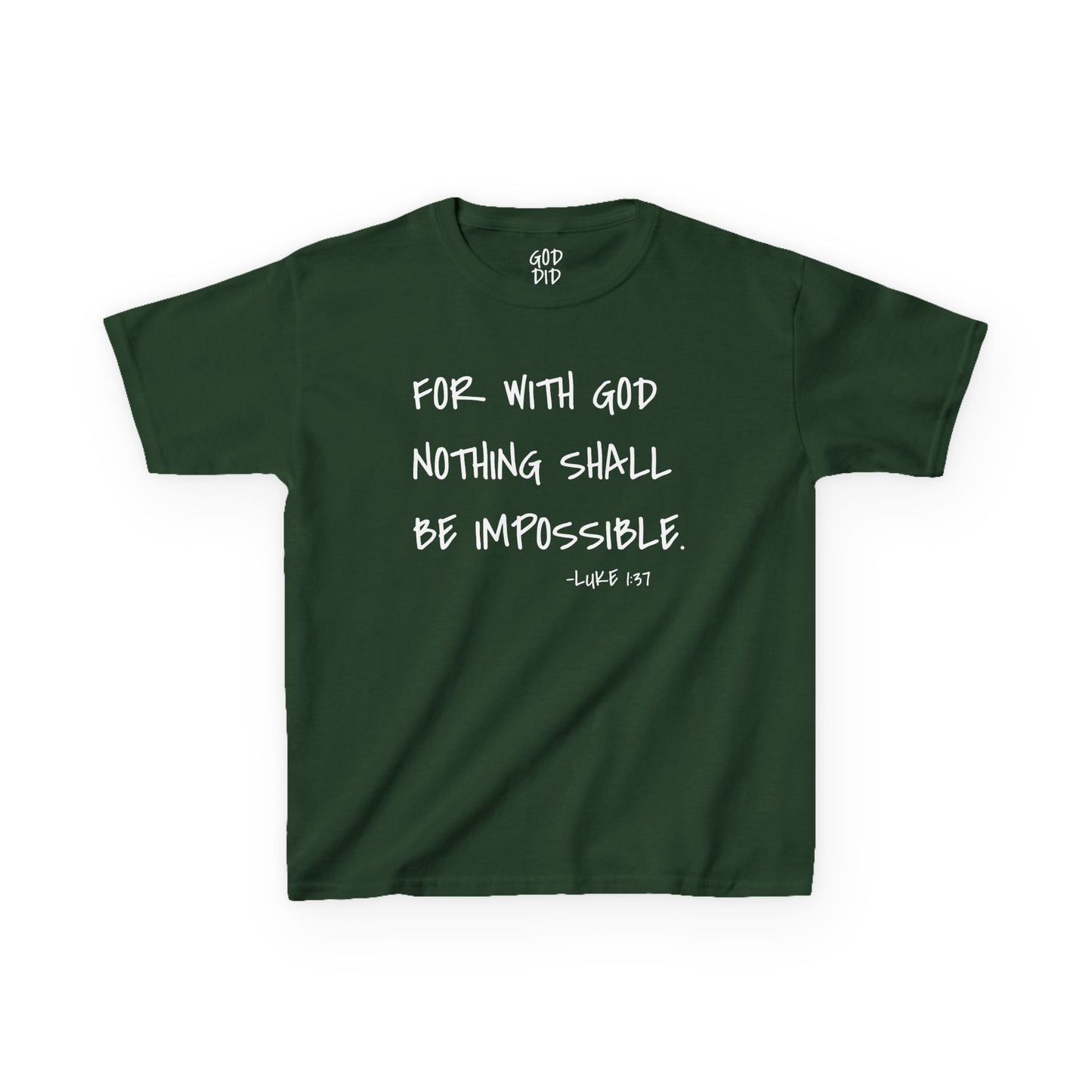 GOD DID - Kids Heavy T-Shirt