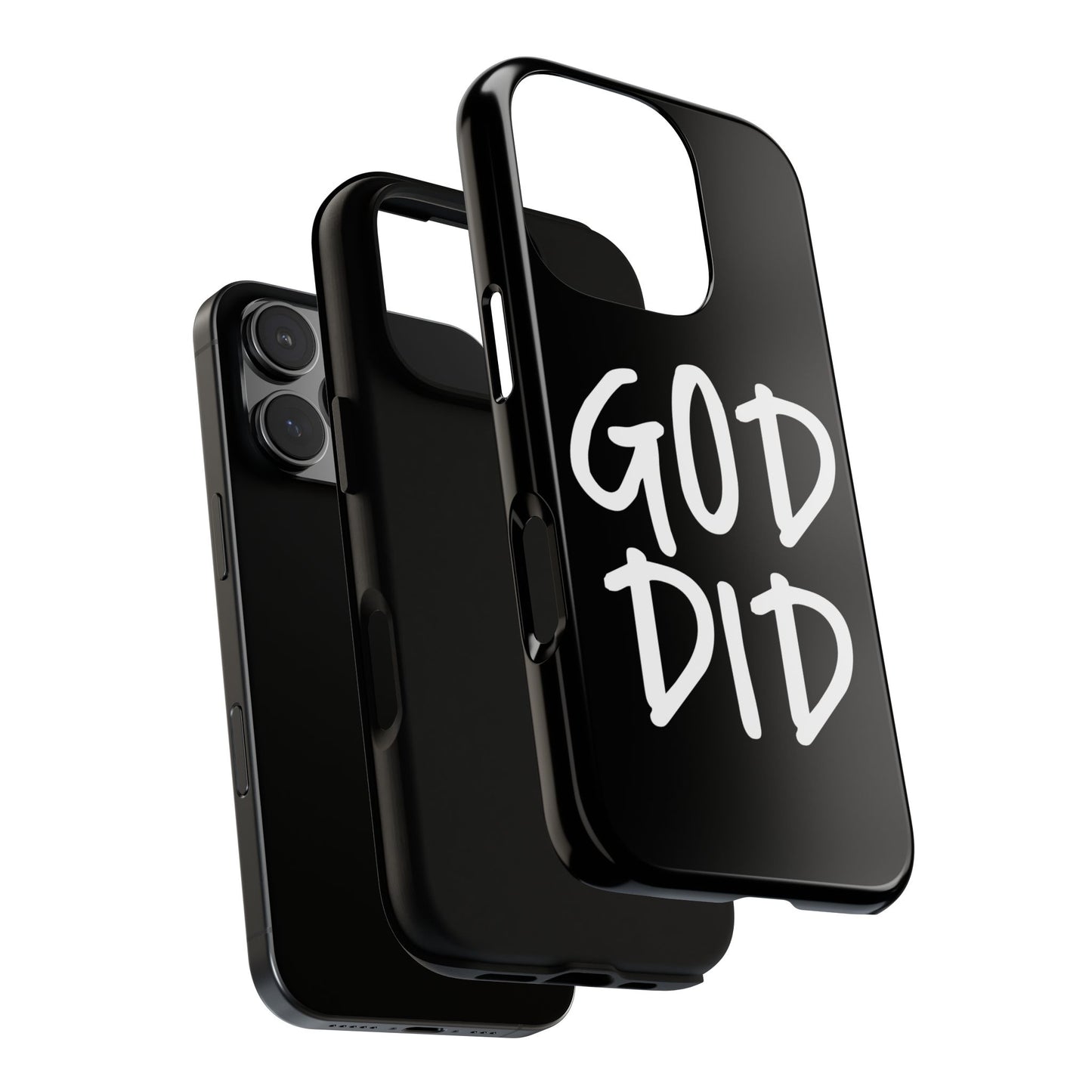 GOD DID - Apple iPhone Case(iPhone 13, 14, 15, 16, 17 Pro/Pro Max)