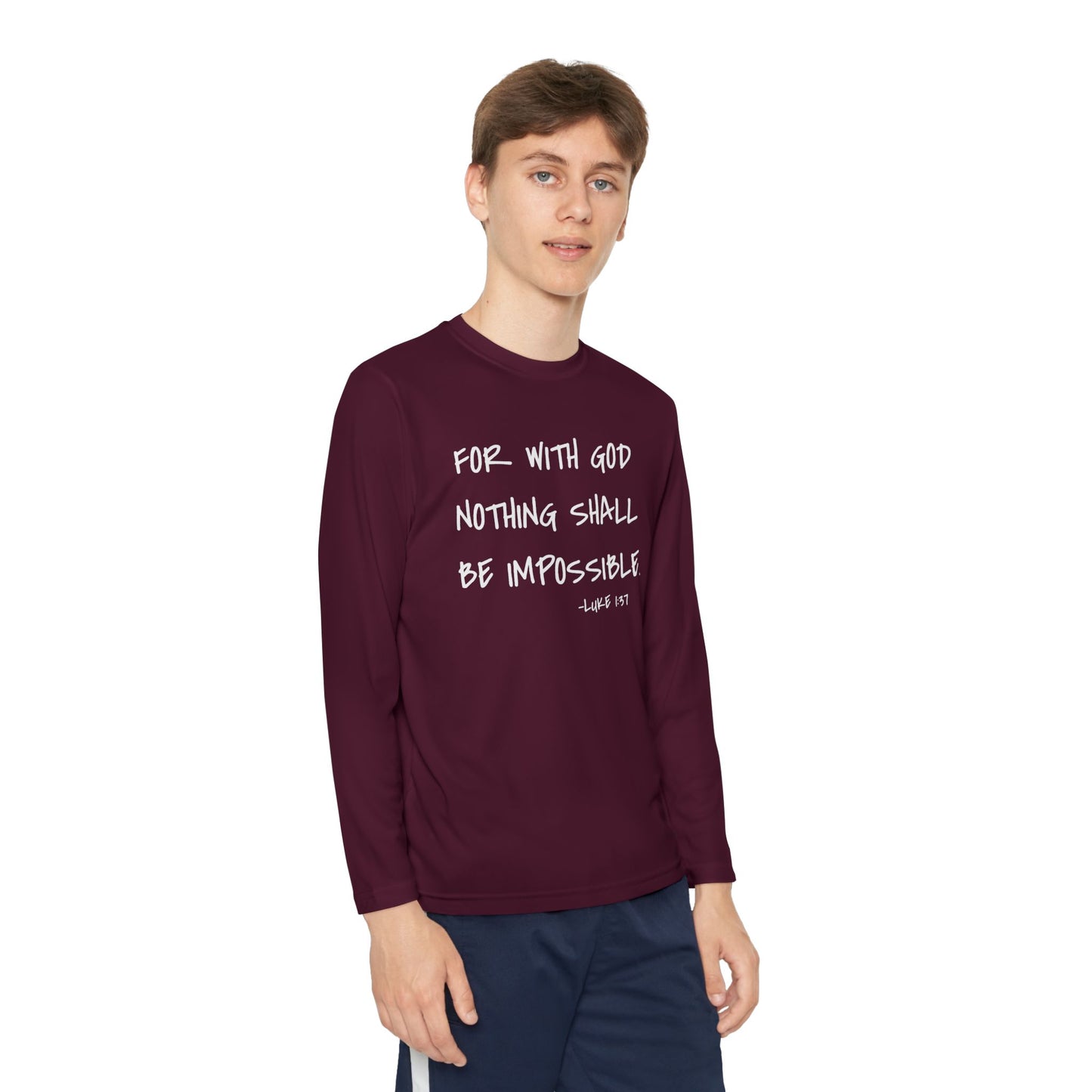GOD DID - Youth Long Sleeve T-Shirt