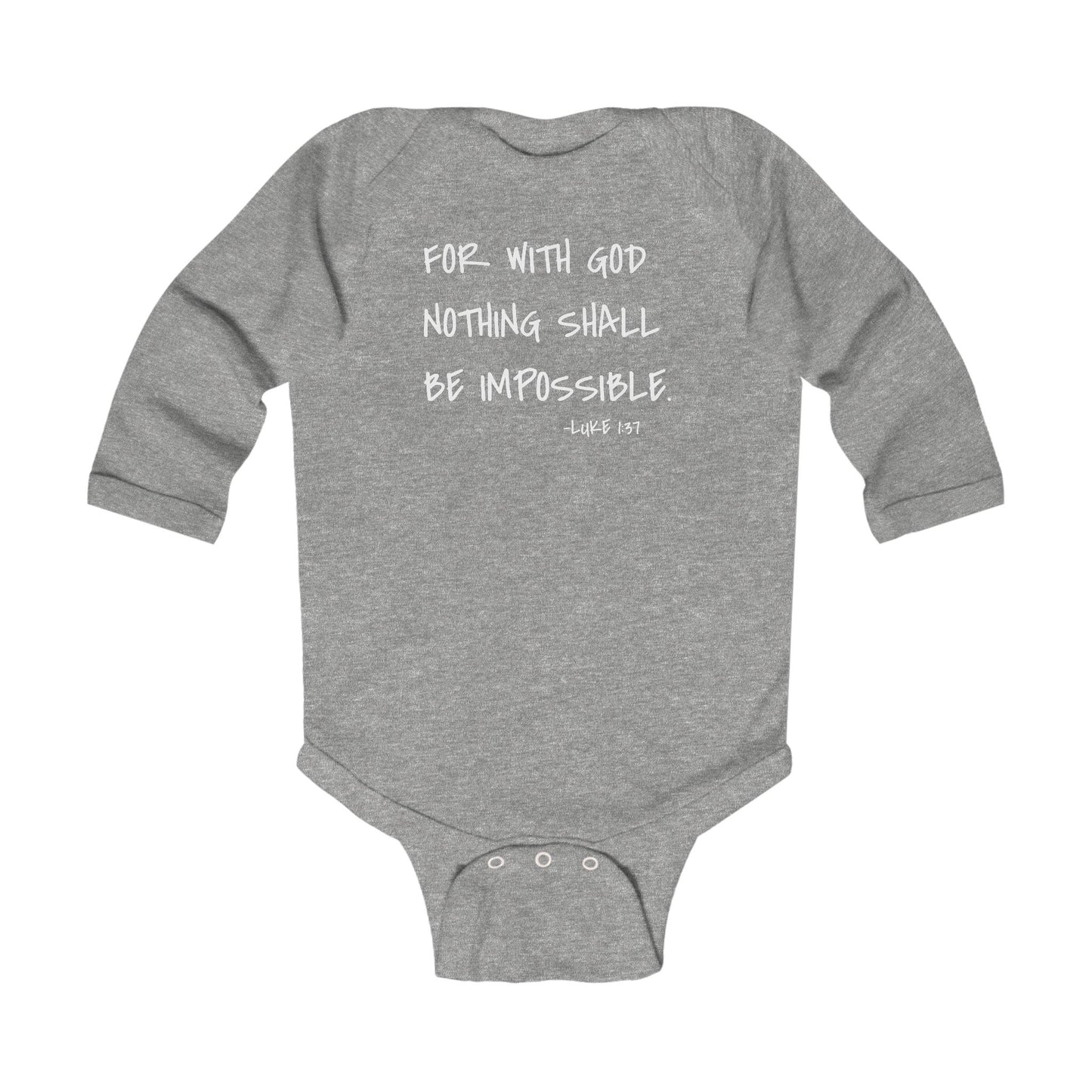 GOD DID - Infant Long Sleeve Onesie
