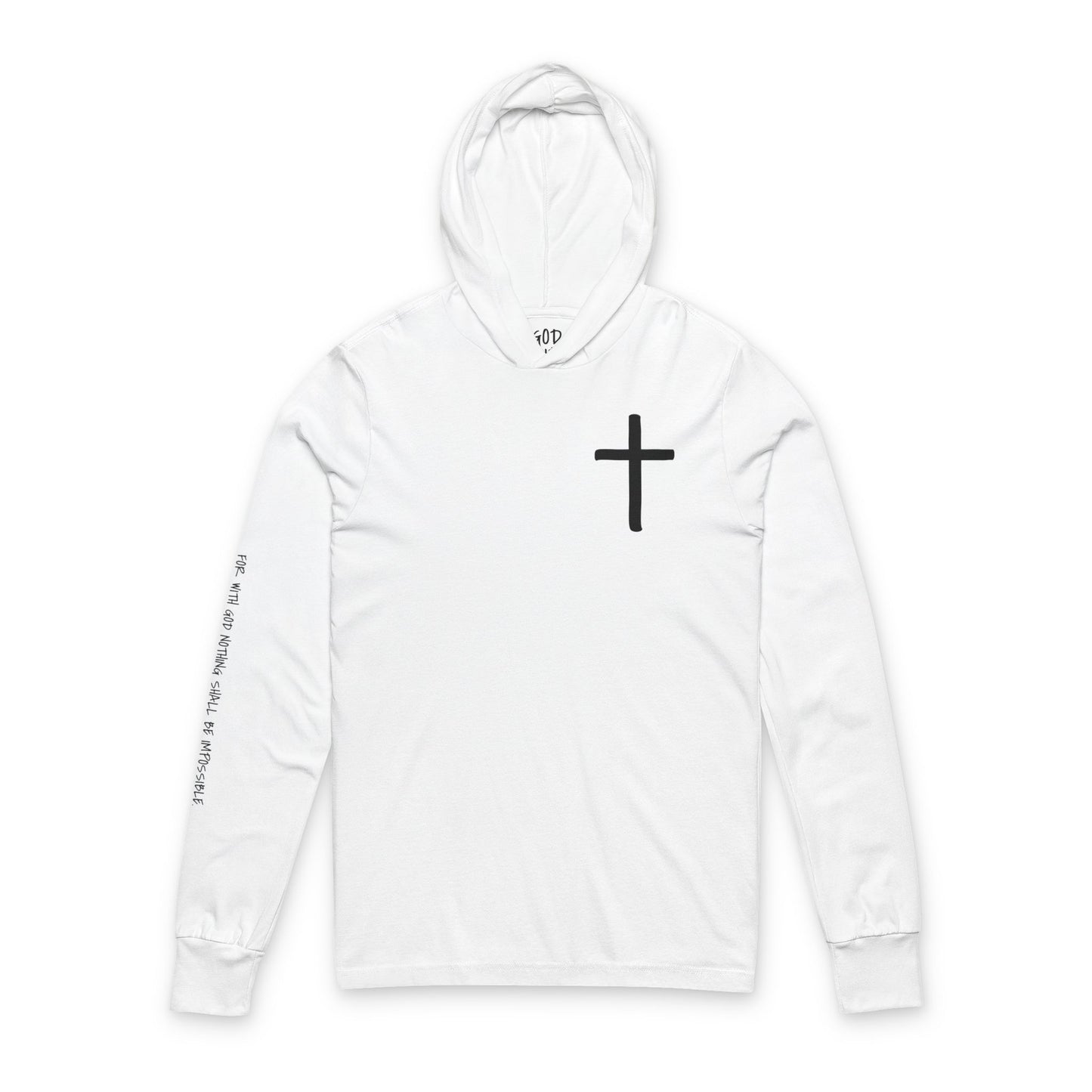 GOD DID - Unisex Hooded Long Sleeve T-Shirt