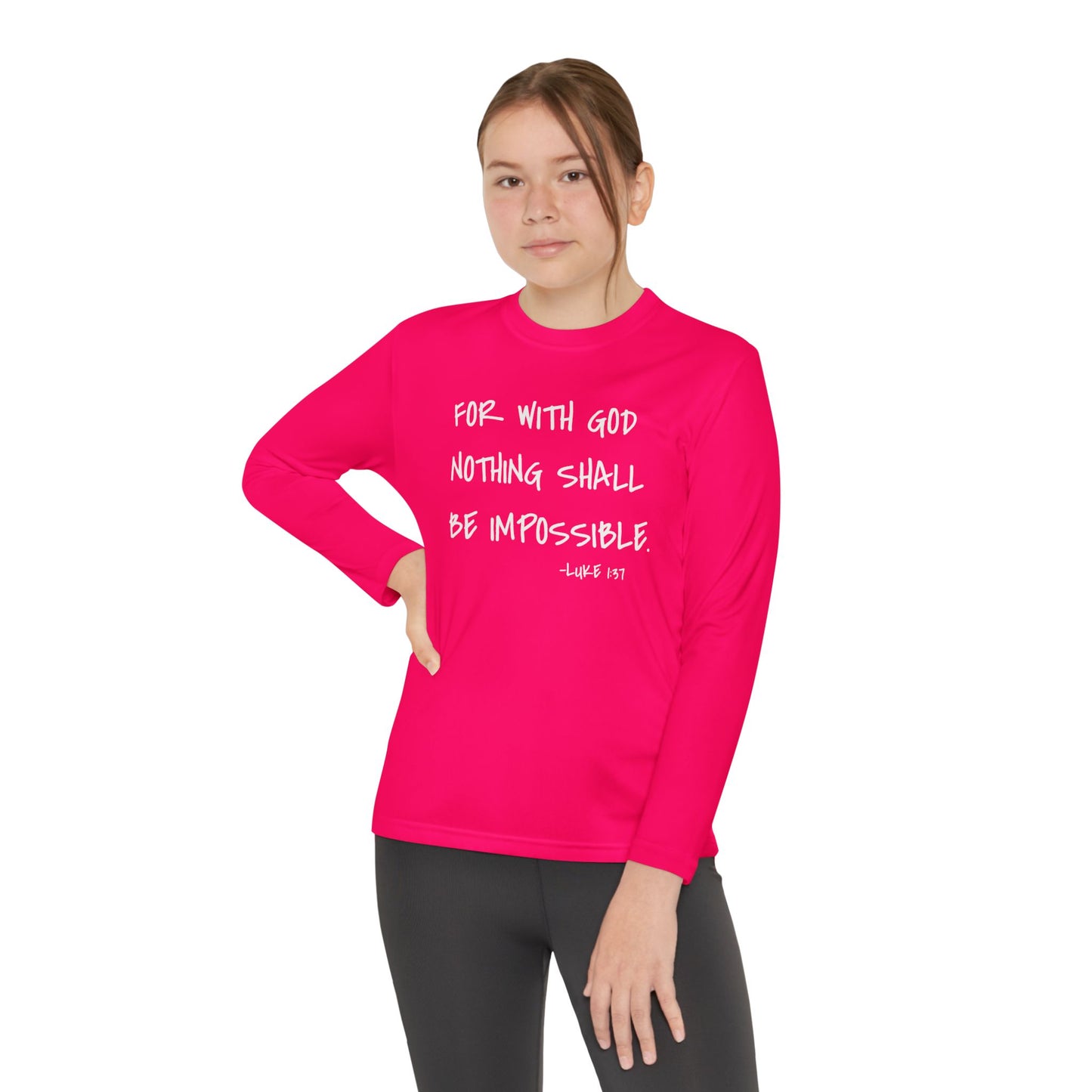 GOD DID - Youth Long Sleeve T-Shirt