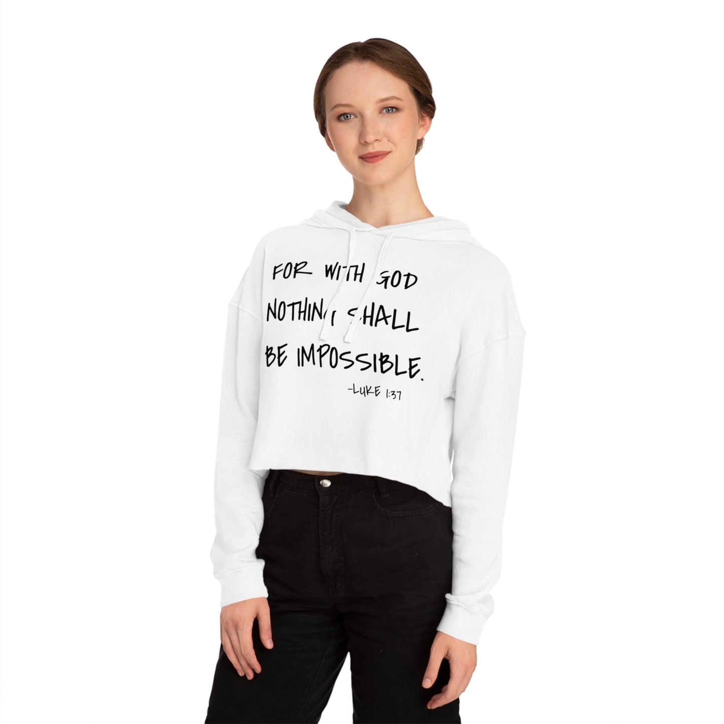 GOD DID - Women’s Cropped Hoodie