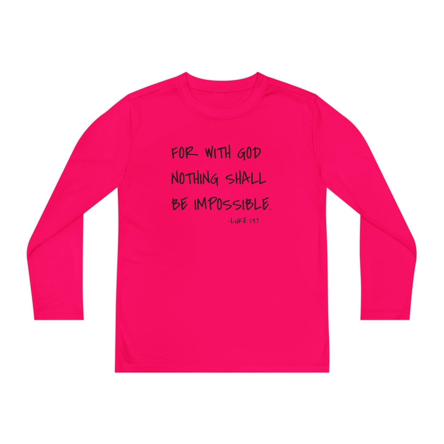 GOD DID - Youth Long Sleeve T-Shirt