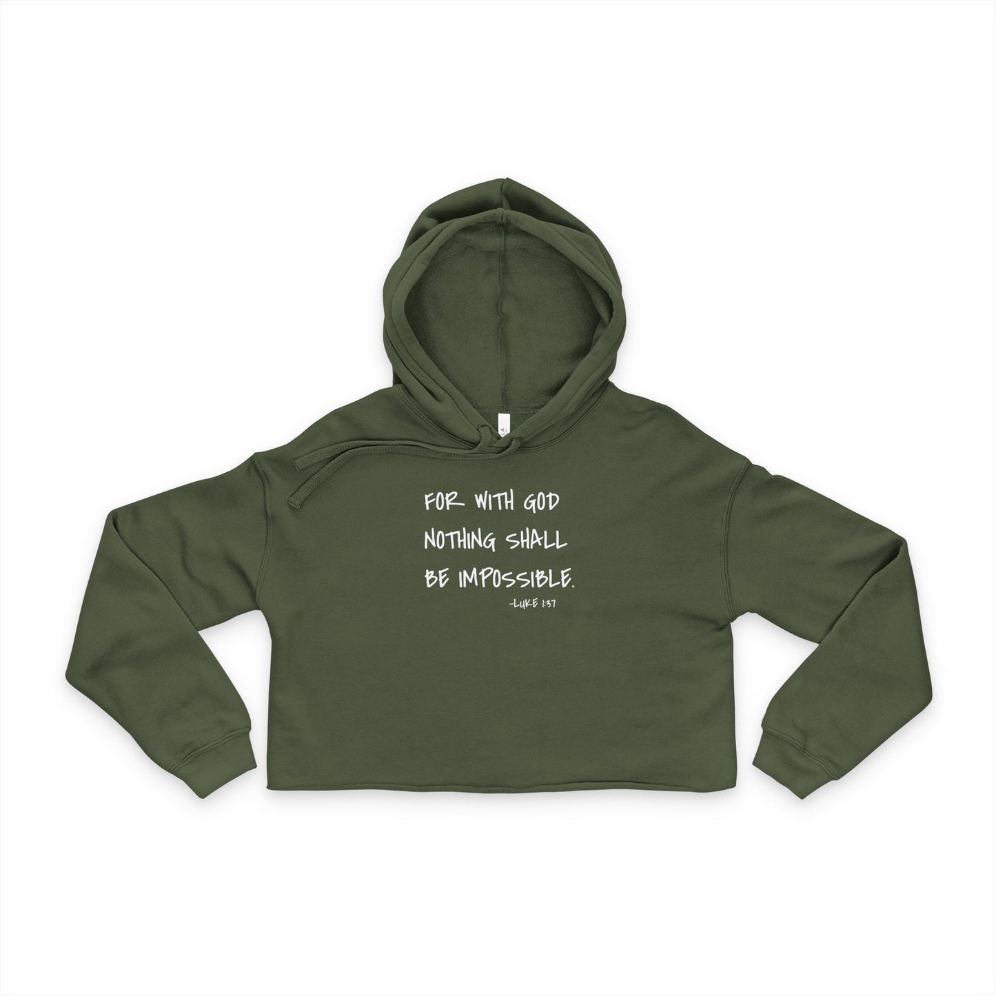 GOD DID - Women's Cropped Hoodie