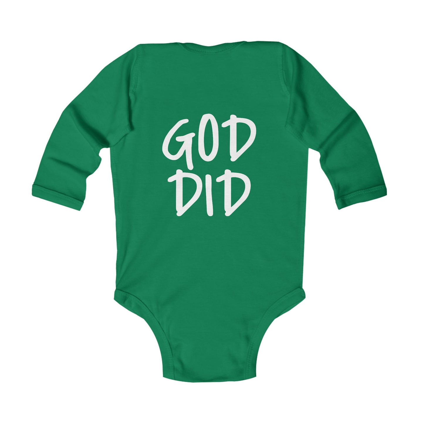 GOD DID - Infant Long Sleeve Onesie