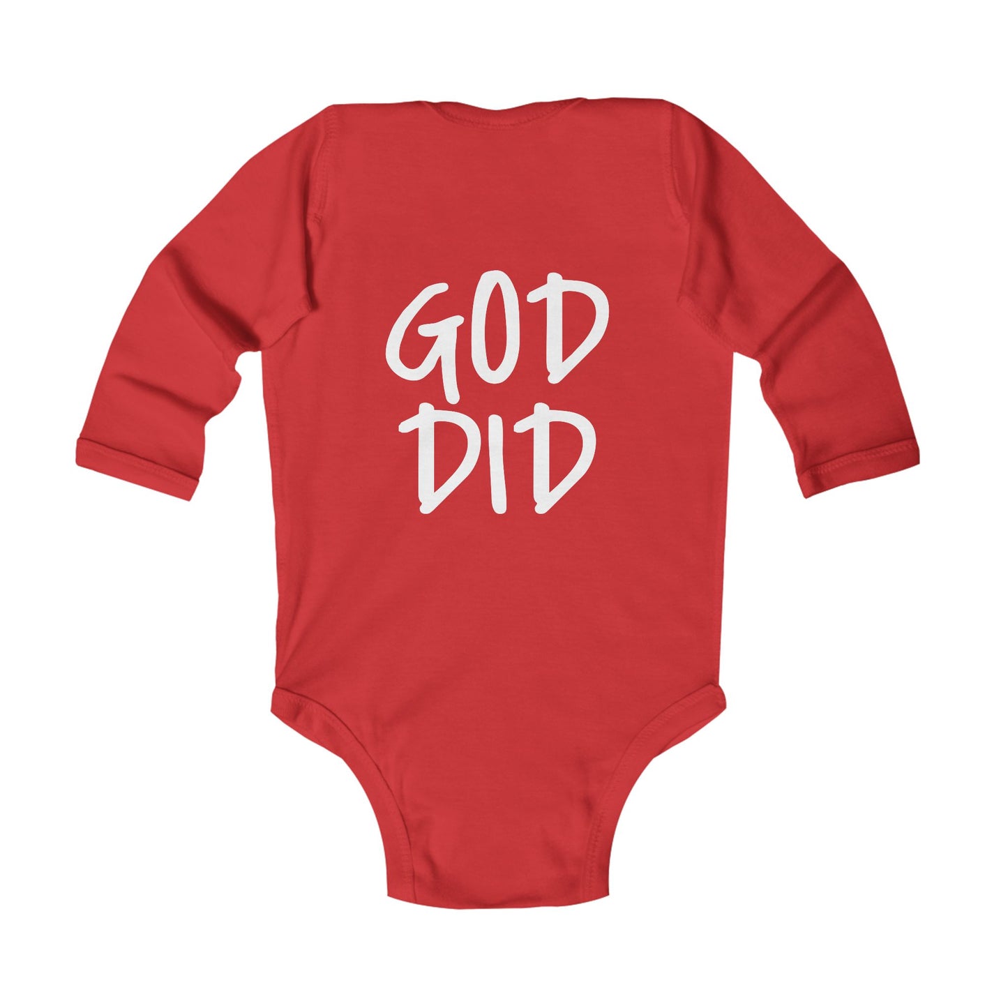 GOD DID - Infant Long Sleeve Onesie