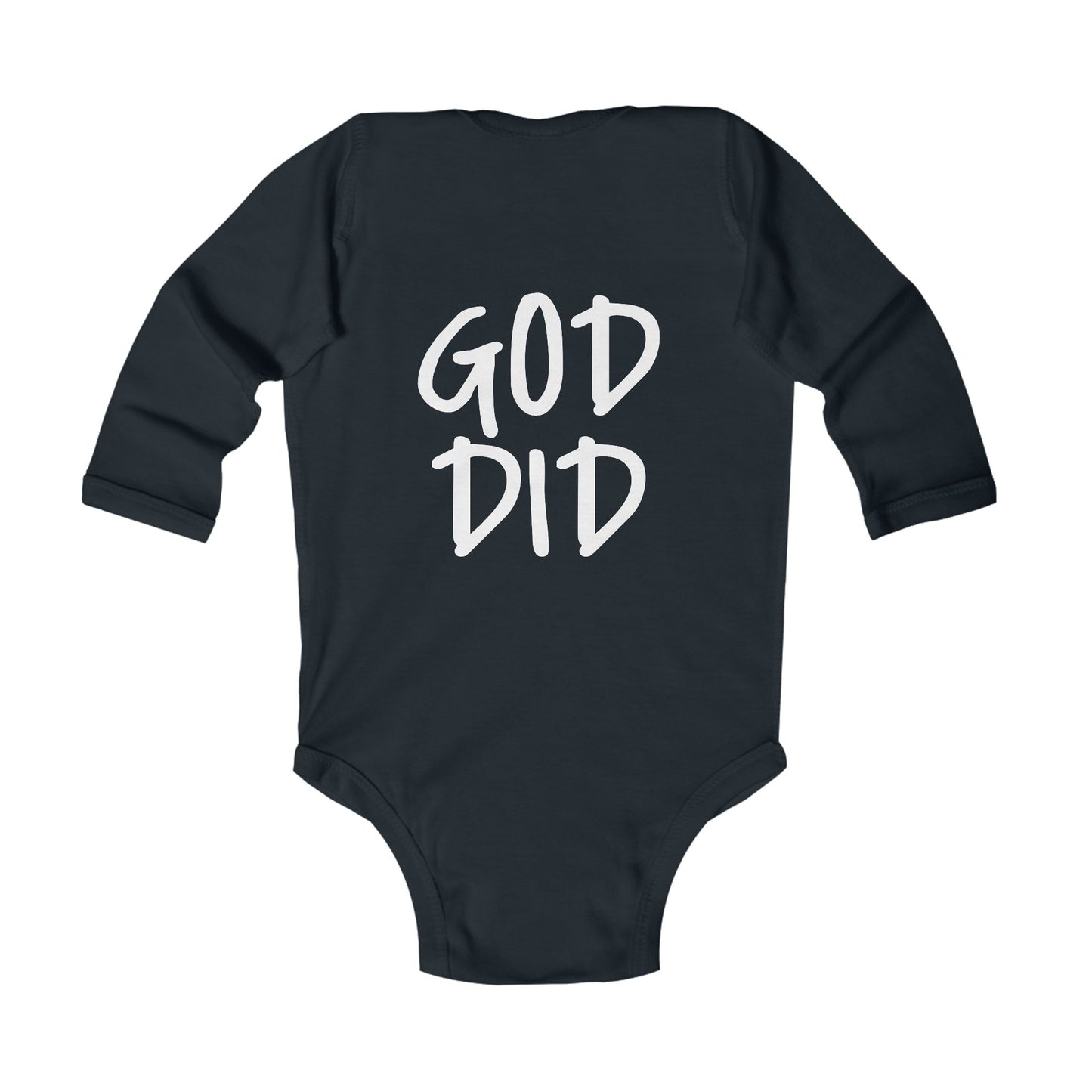 GOD DID - Infant Long Sleeve Onesie
