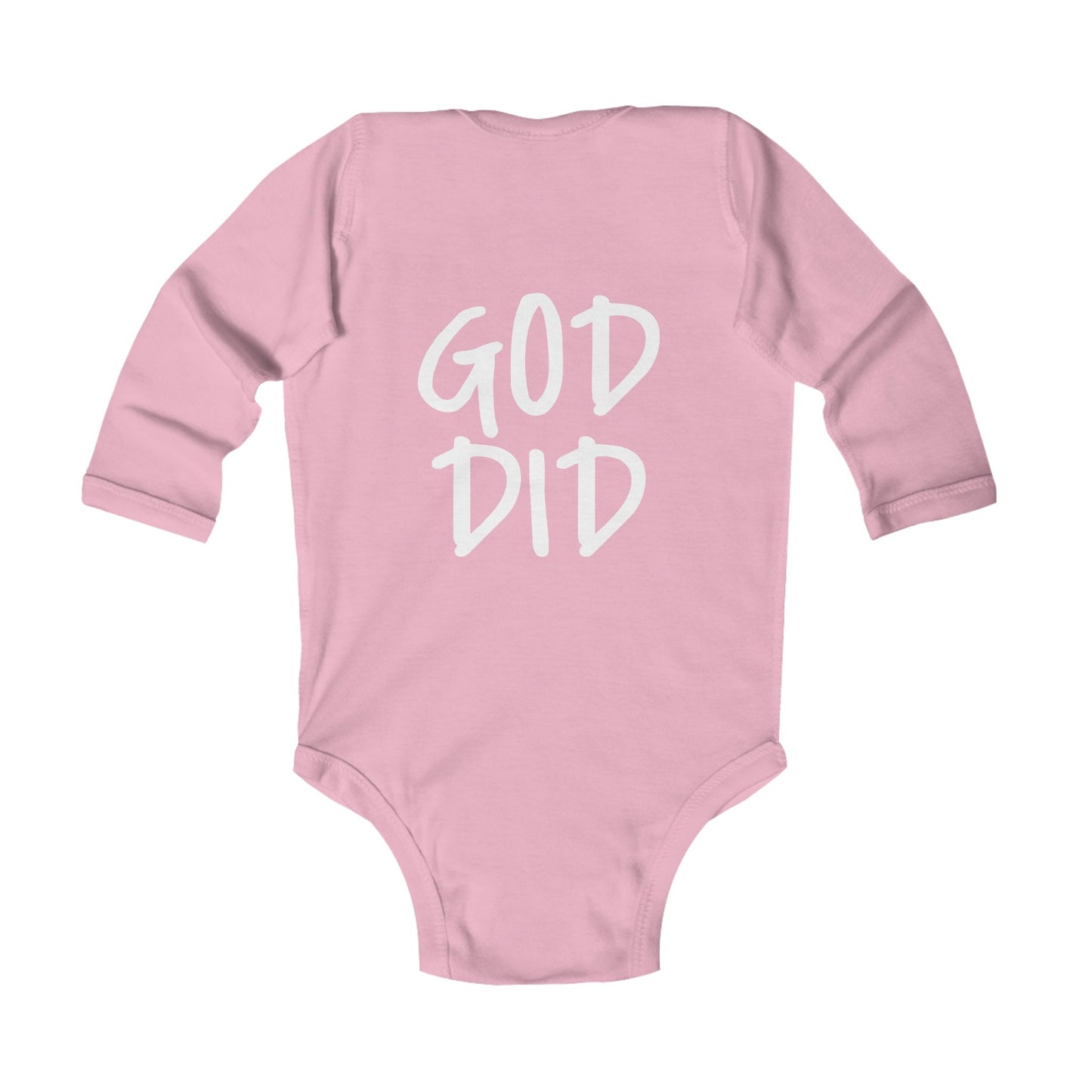 GOD DID - Infant Long Sleeve Onesie