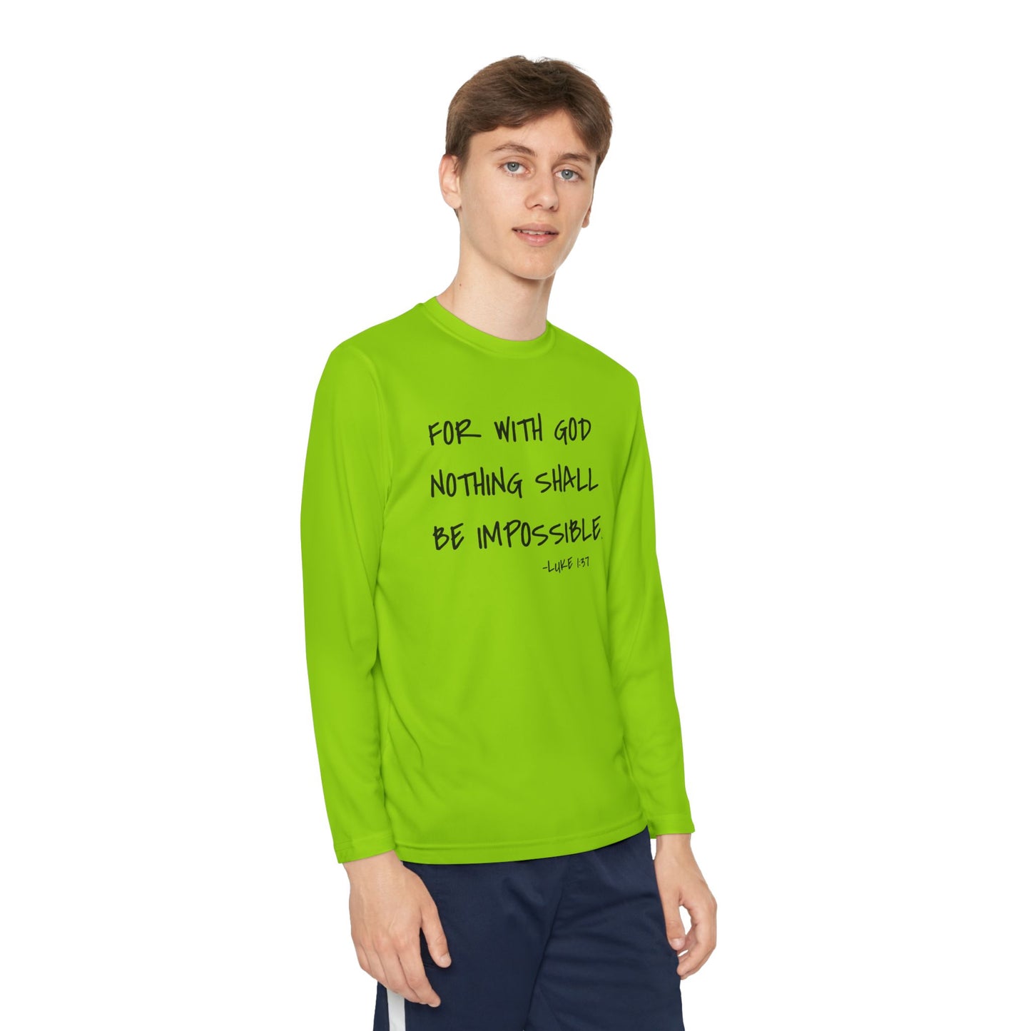 GOD DID - Youth Long Sleeve T-Shirt
