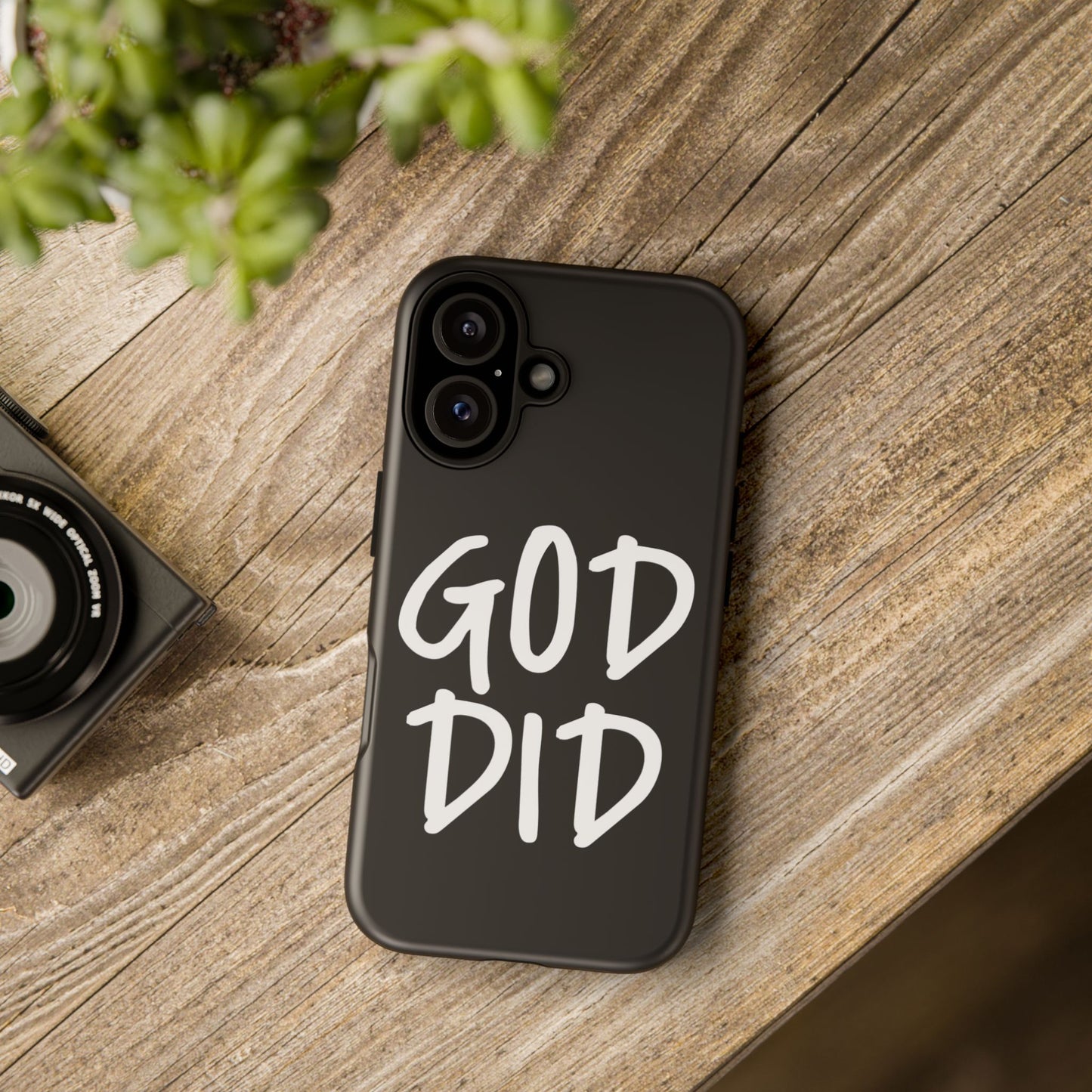 GOD DID - Apple iPhone Case(iPhone 13, 14, 15, 16, 17 Pro/Pro Max)