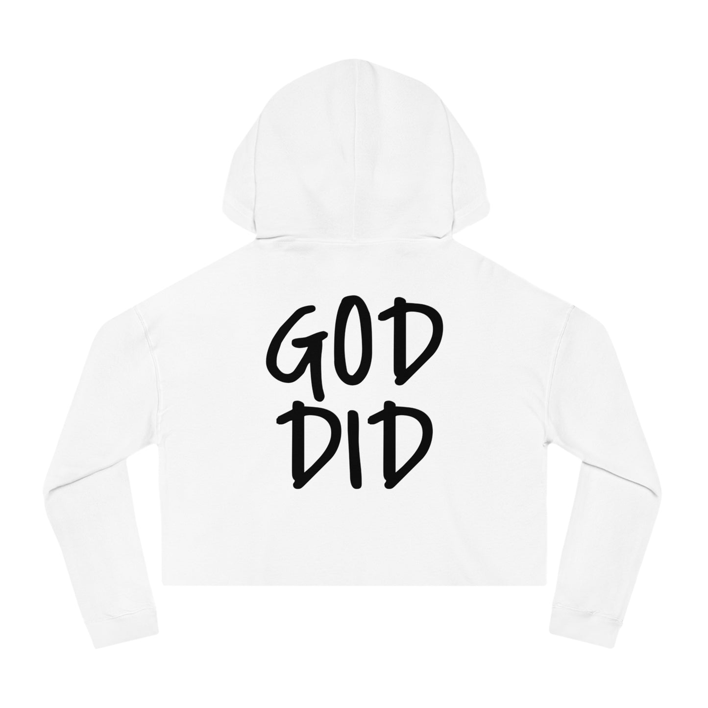 GOD DID - Women’s Cropped Hoodie
