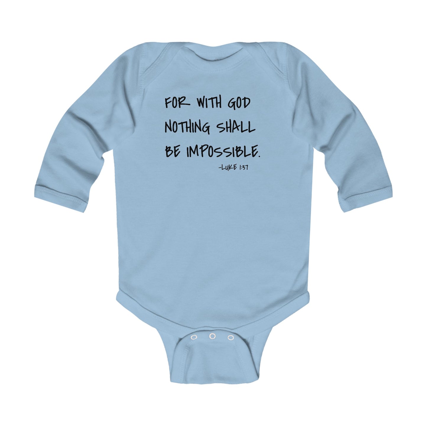 GOD DID - Infant Long Sleeve Onesie