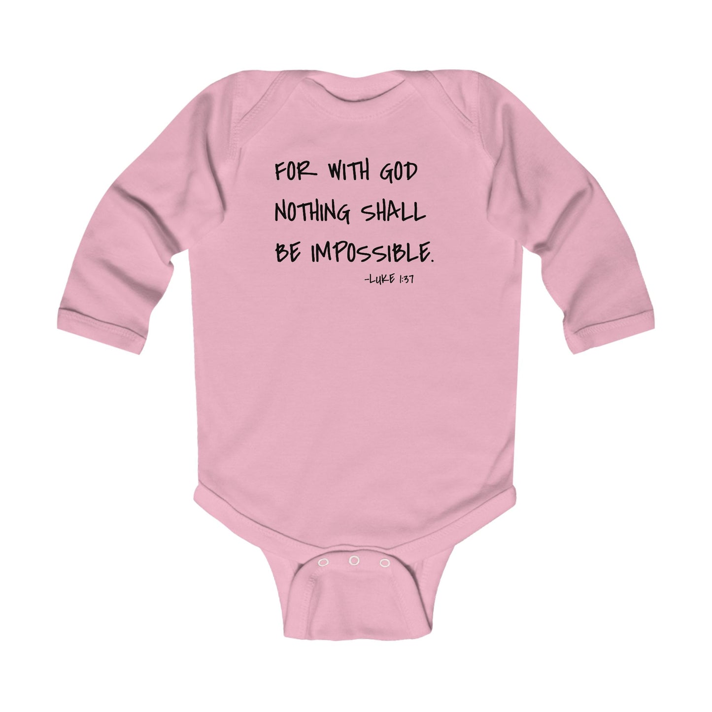 GOD DID - Infant Long Sleeve Onesie
