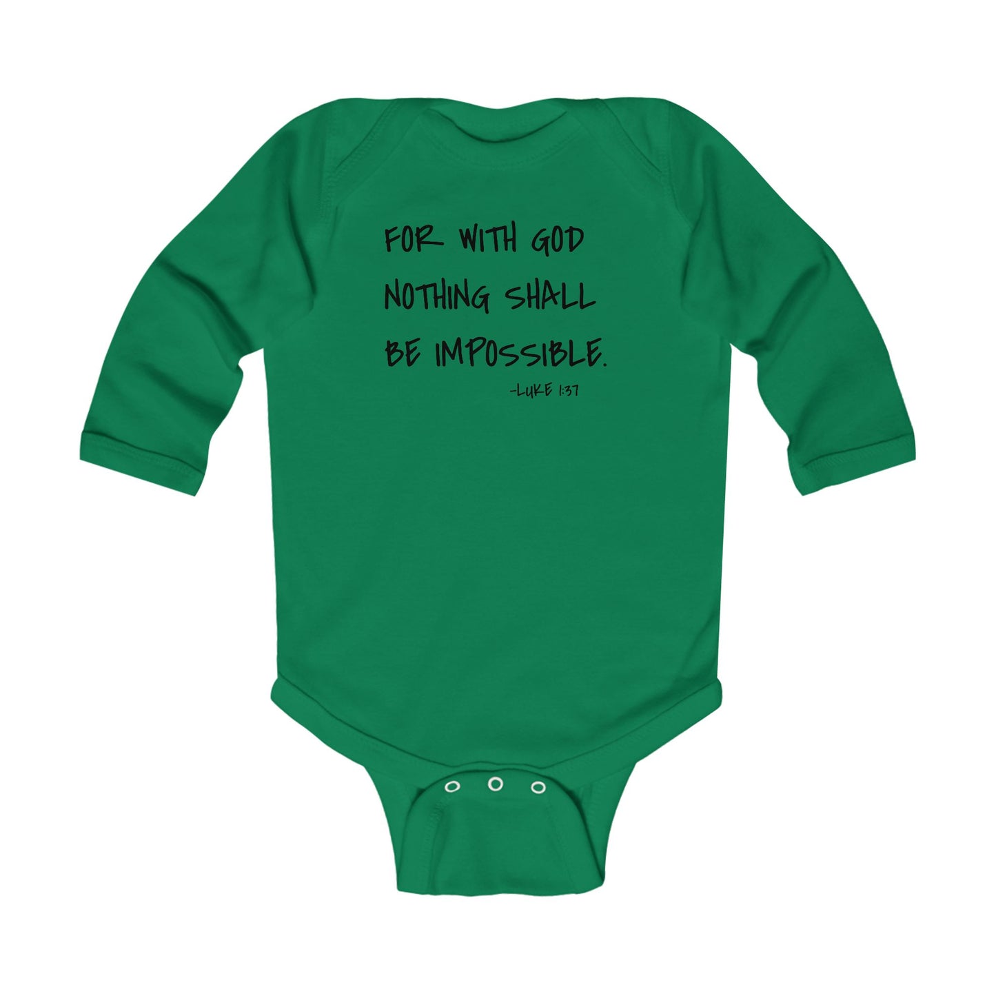 GOD DID - Infant Long Sleeve Onesie