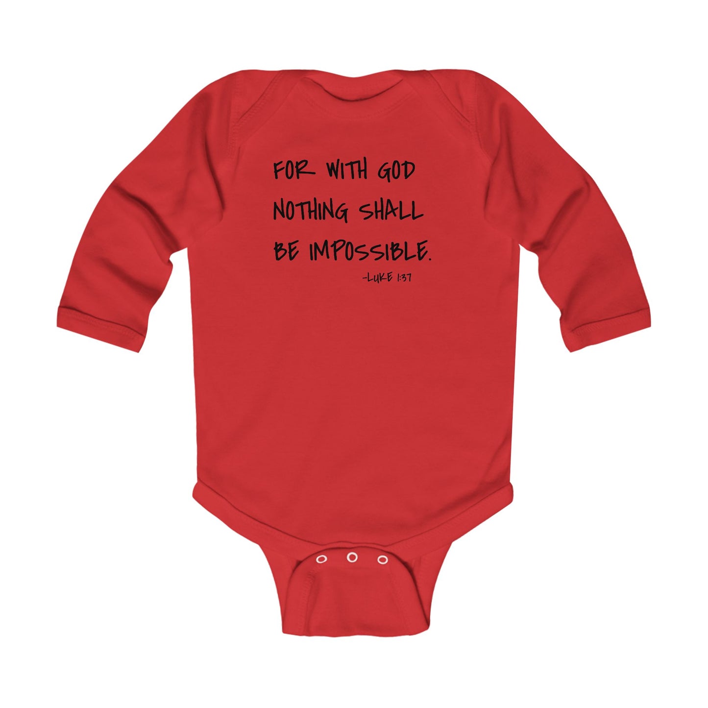 GOD DID - Infant Long Sleeve Onesie