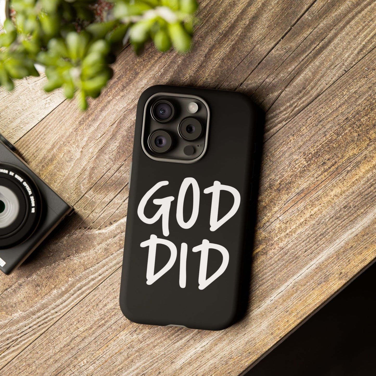 GOD DID - Apple iPhone Case(iPhone 13, 14, 15, 16, 17 Pro/Pro Max)