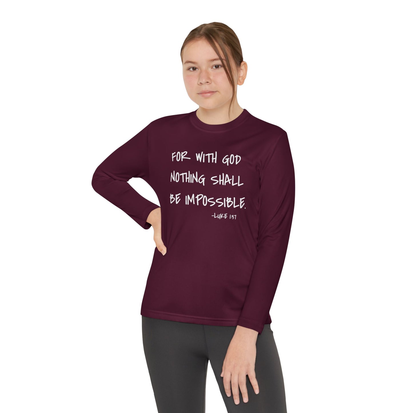 GOD DID - Youth Long Sleeve T-Shirt